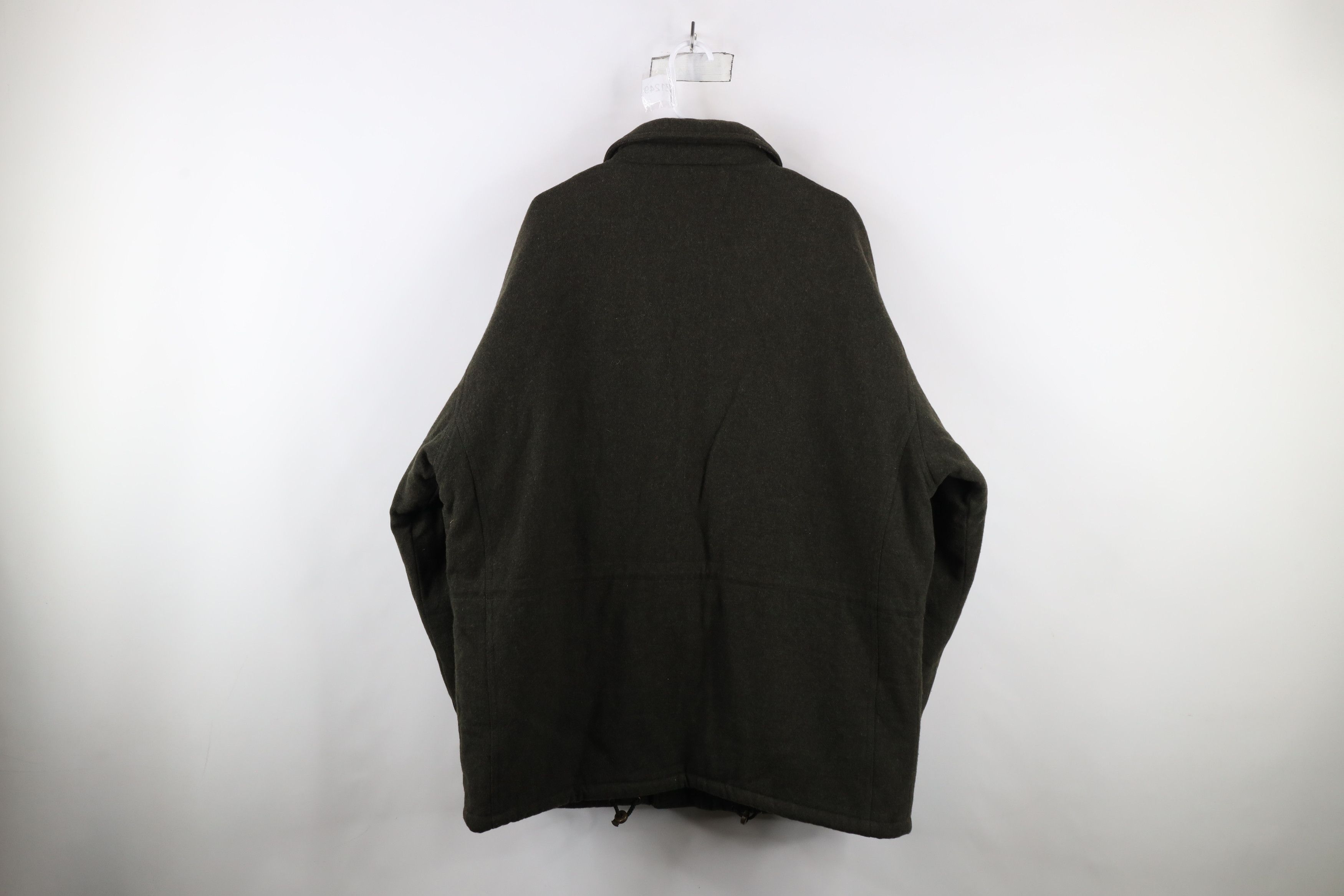 Cabelas × Vintage Vintage Cabelas Heavyweight Wool Chore Barn Jacket Green Size US XL / EU 56 / 4 - 11 Thumbnail