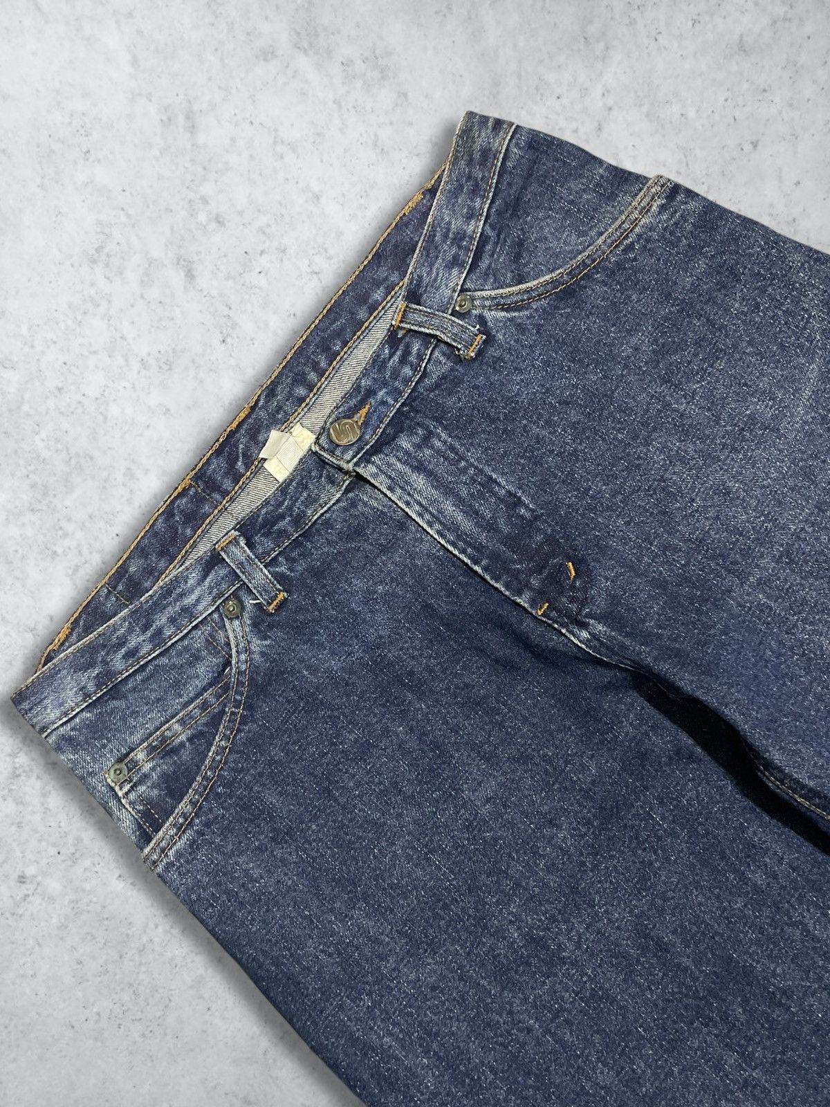 Silas Y2k SILAS Japanese Streetwear Denim Classic Baggy Blue Jeans Size US 32 / EU 48 - 6 Thumbnail