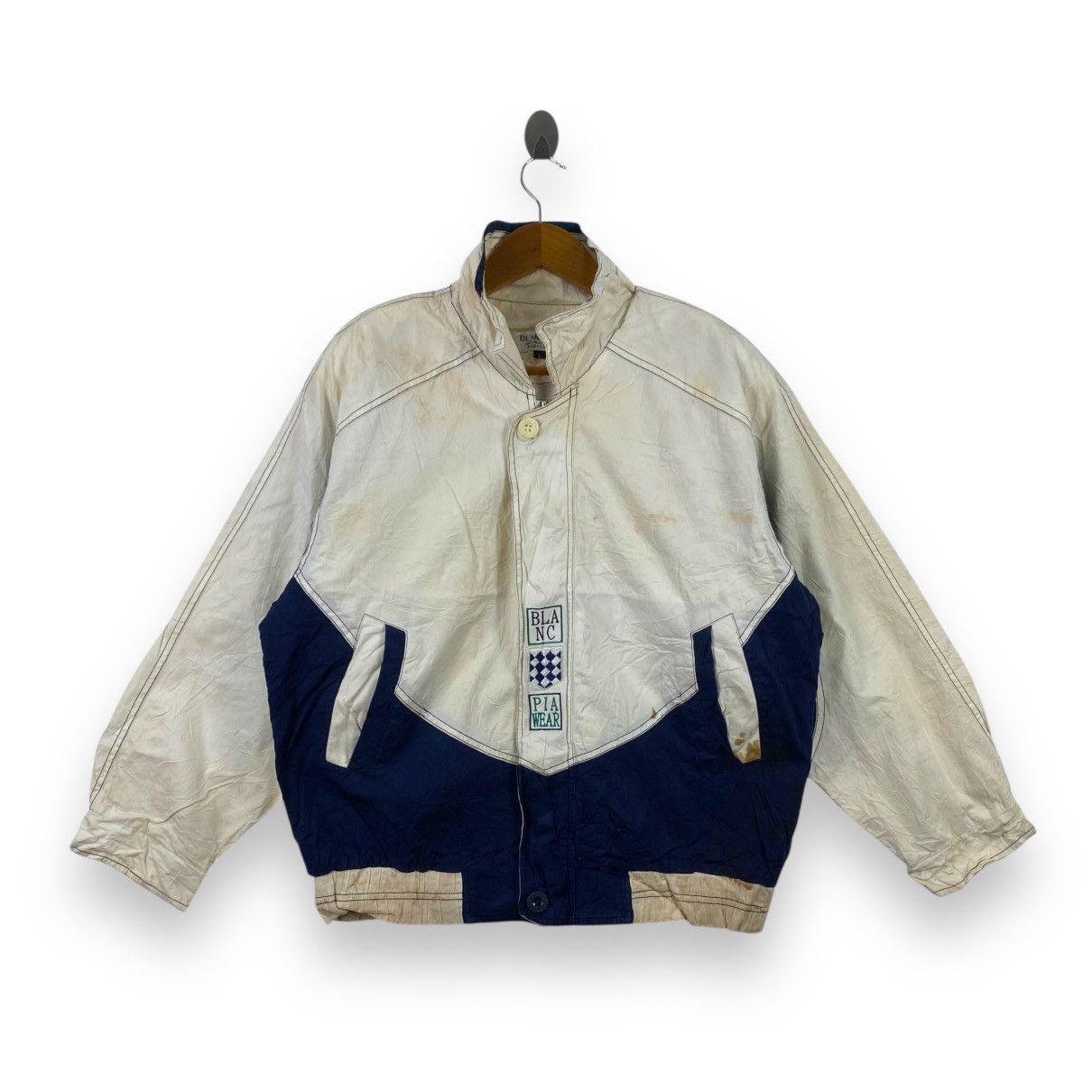 Vintage BLANC PIA SPORT Racing Team F1 Jacket Parka Outdoor
