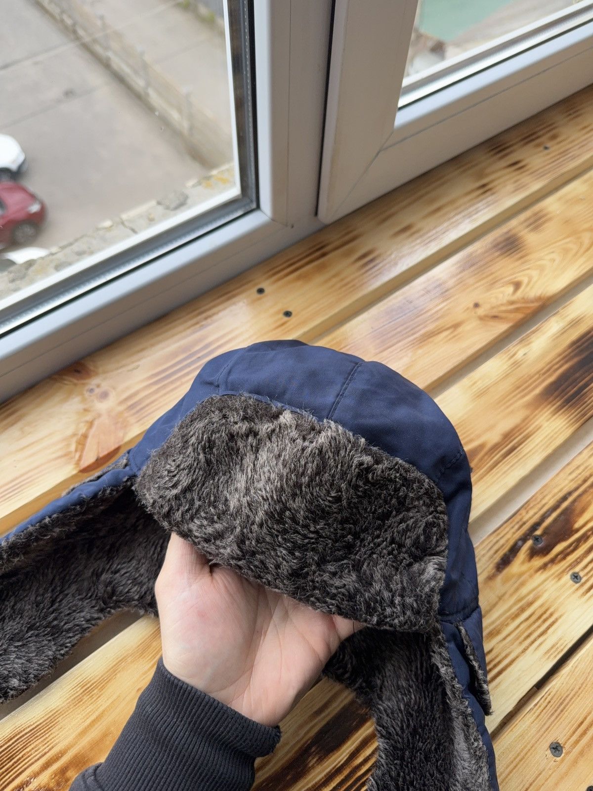 Le Grande Bleu (L.G.B.) Vintage Y2K Fuzzy Fur Ushanka Hat if six was nine LGB Style Size ONE SIZE - 3 Thumbnail