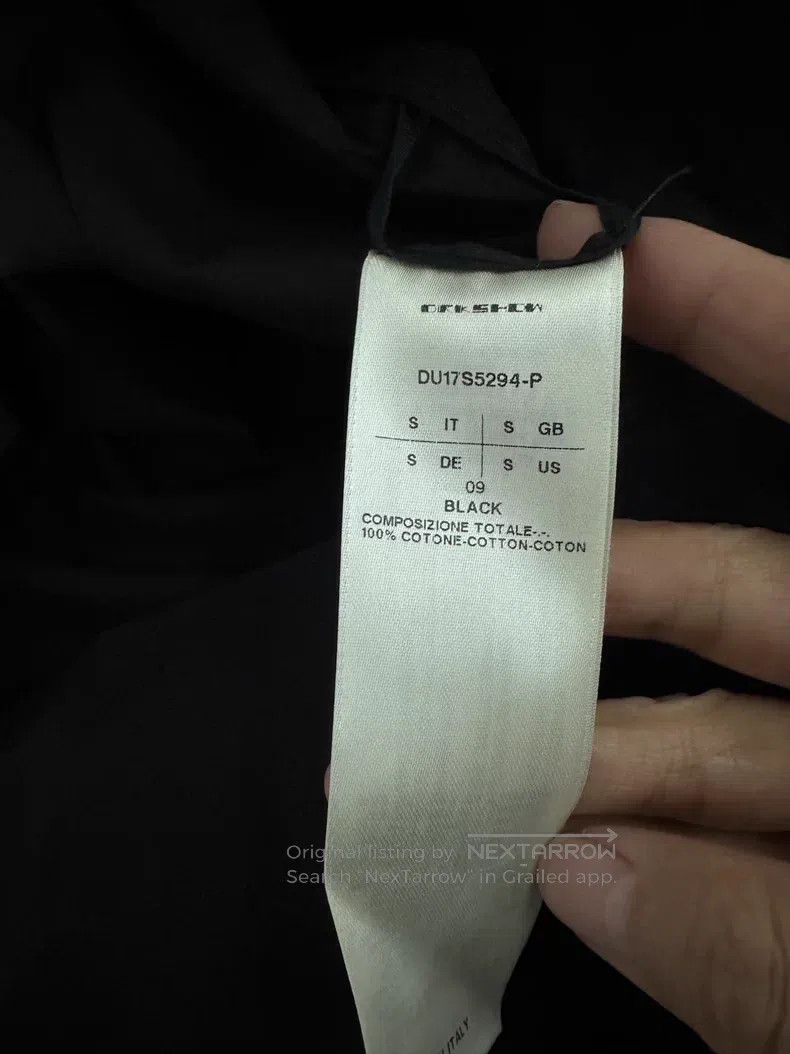 Other RICK OWENS Short Sleeve Crew Neck Long Shirt Size S / US 4 / IT 40 - 5 Thumbnail