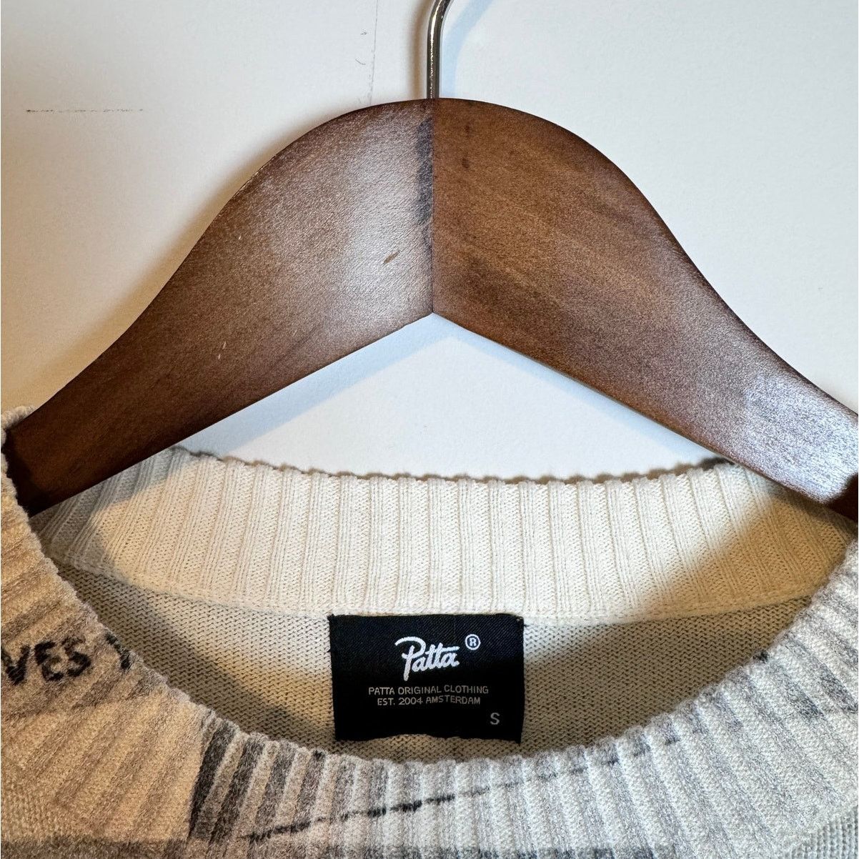Patta Patta Loves You Ribbons Knitted Sweater - Size S Size US S / EU 44-46 / 1 - 3 Thumbnail