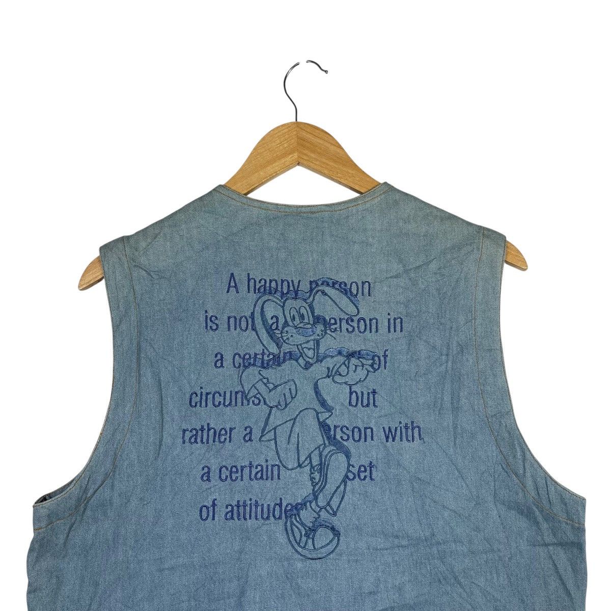 Esprit Vintage Monade Esprit Denim Utility Vest Cartoon Graphic Size US M / EU 48-50 / 2 - 6 Thumbnail