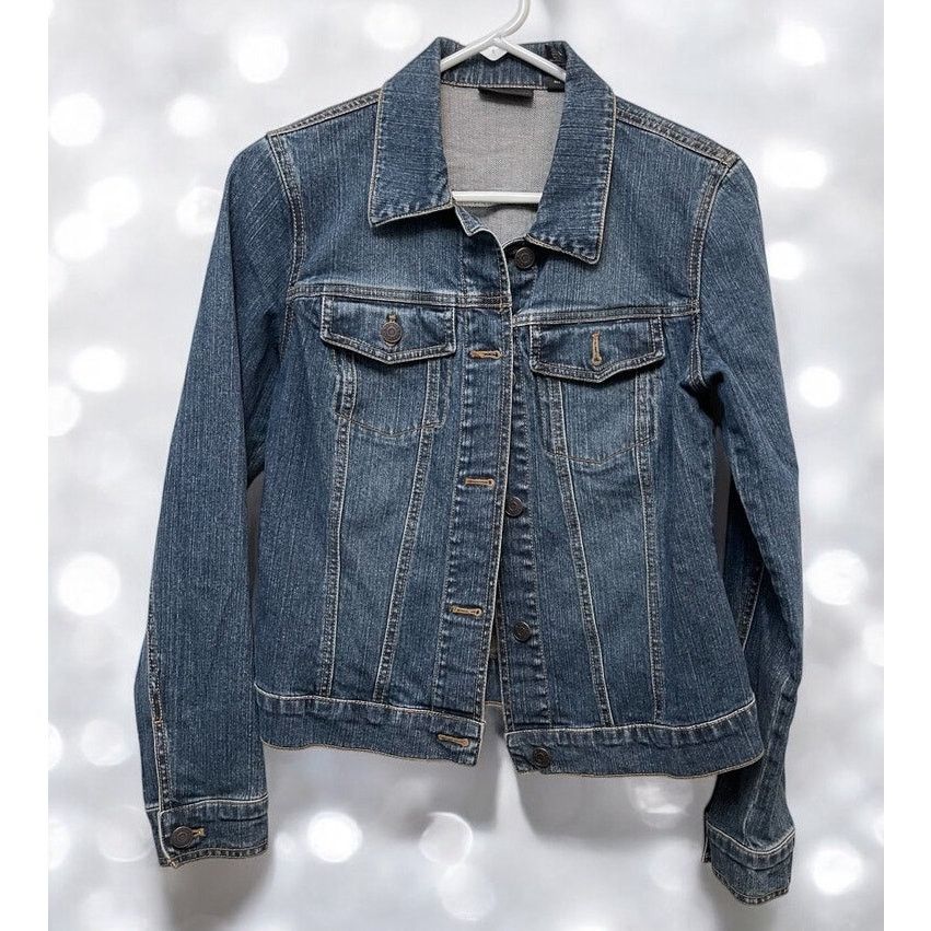 Other New York & Company Women's Blue Denim Jean Jacket Size 4 Size S / US 4 / IT 40 - 1 Thumbnail