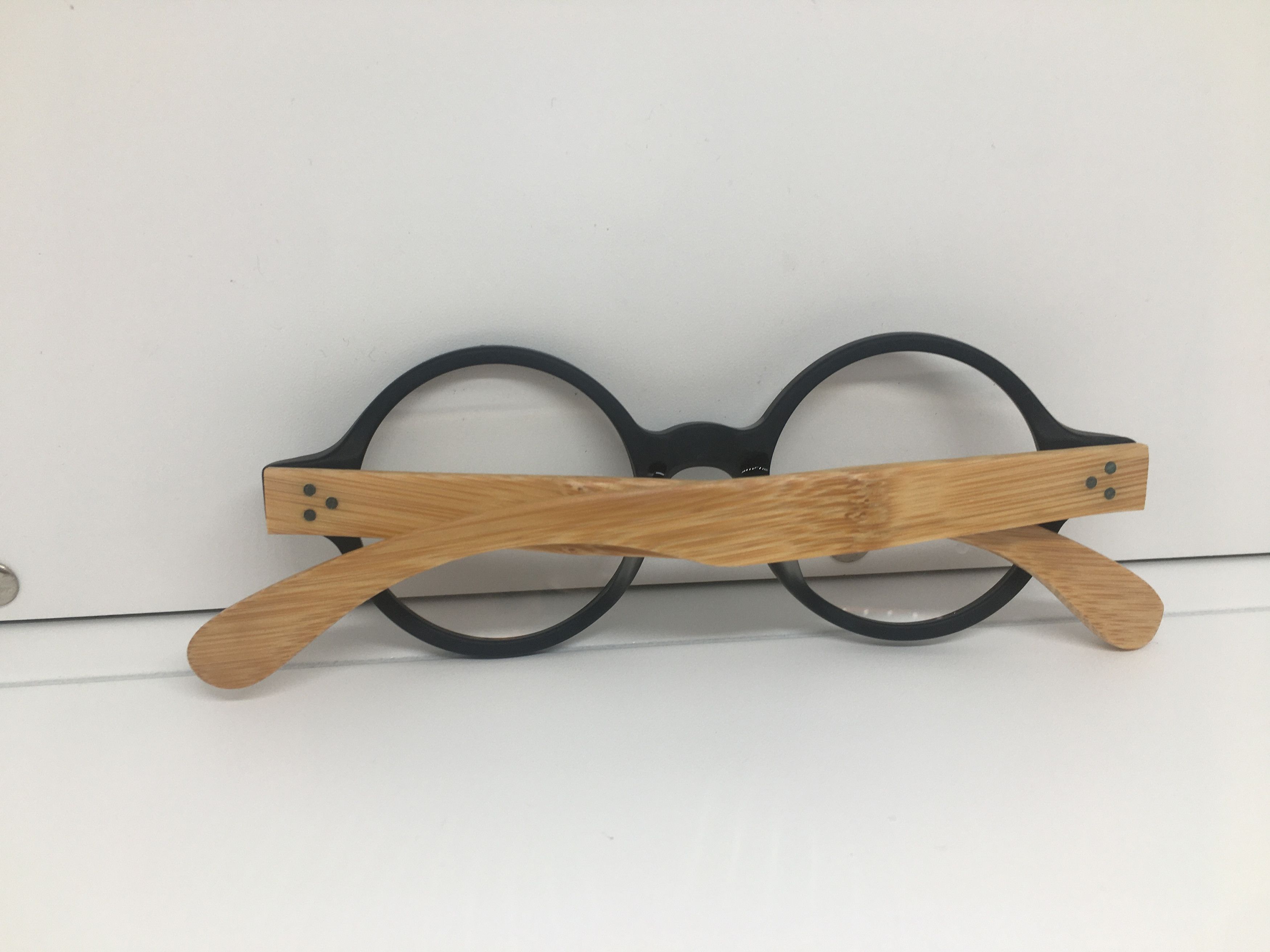 Other KOOMEE Ivy League Round Eyeglasses Frame Bamboo Arms Size ONE SIZE - 9 Thumbnail