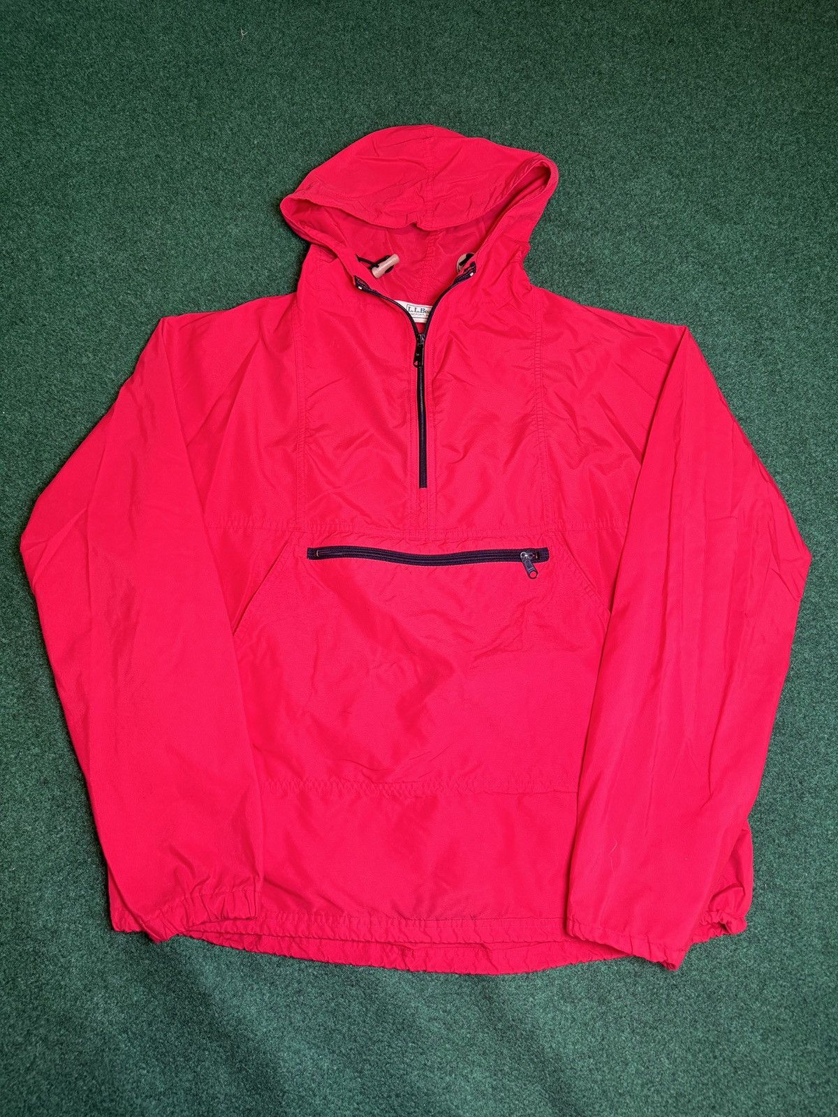 L.L. Bean Vintage Vintage 80s 90s LL Bean Red Anorak Pullover Windbreaker Grailed