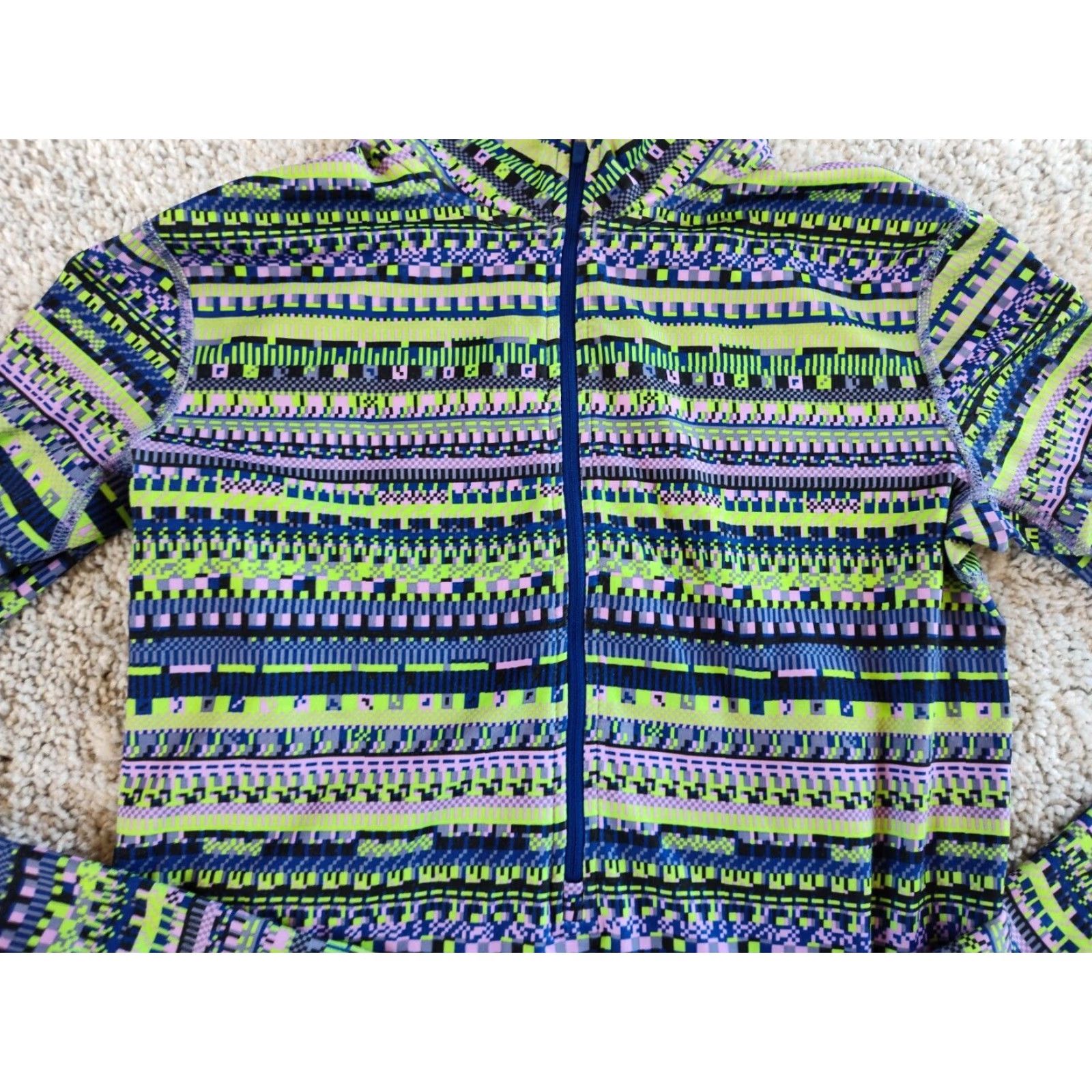 Nike Nike Pro Hyperwarm Hoodie Women Pullover Aztec 1/4 Zip Medium Multicolor Dri-Fit Activewear 685681 Size M / US 6-8 / IT 42-44 - 6 Thumbnail