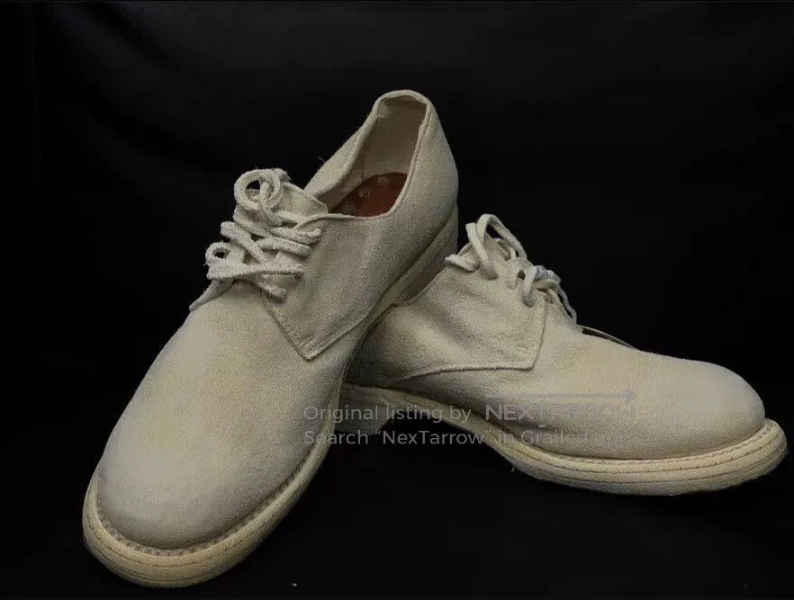 Guidi Guidi Beige Lace-Up Derby Shoes. Size US 5.5 / EU 38 - 1 Thumbnail