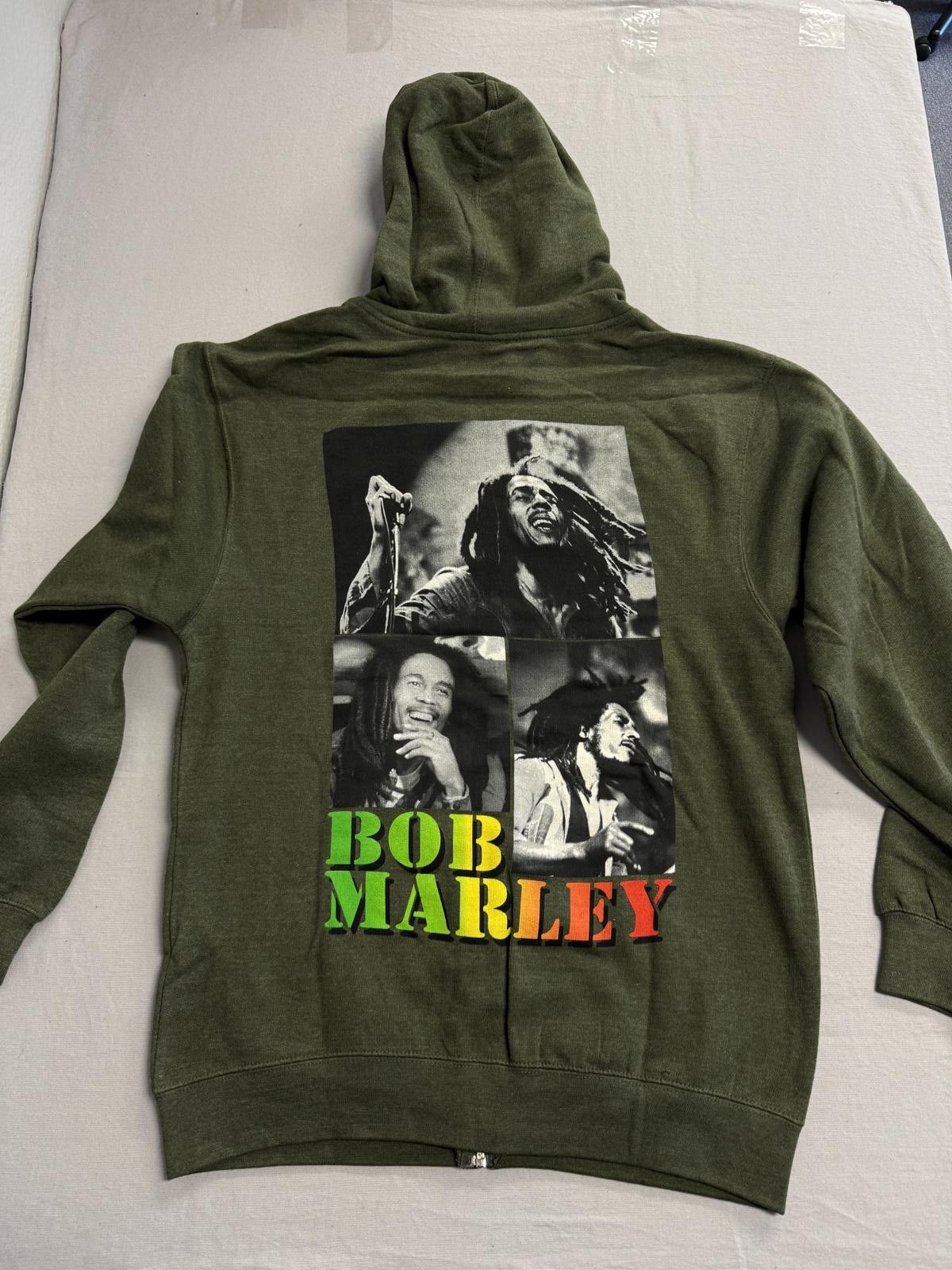 Zion Rootswear Bob Marley Zip Up Hoodie - Zion Rootswear - Medium Size US M / EU 48-50 / 2 - 1 Thumbnail