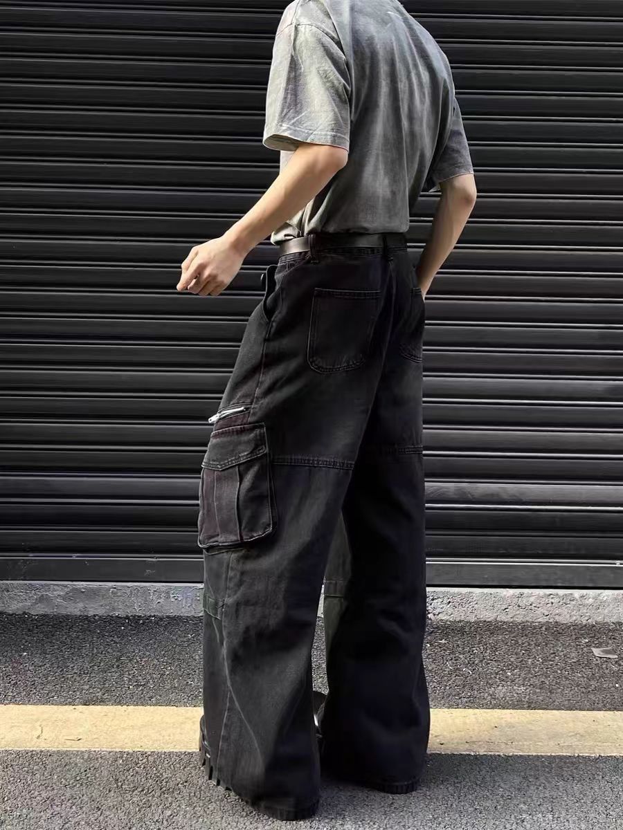 Jean Black loose-fit workwear jeans Size US 32 / EU 48 - 3 Thumbnail