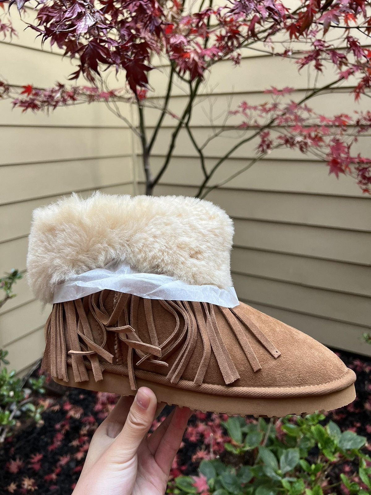 image of Koolaburra Kookaburra Ugg Haley Ankle Ii 2 Shoes in Tan/Beige, Women's (Size 8)