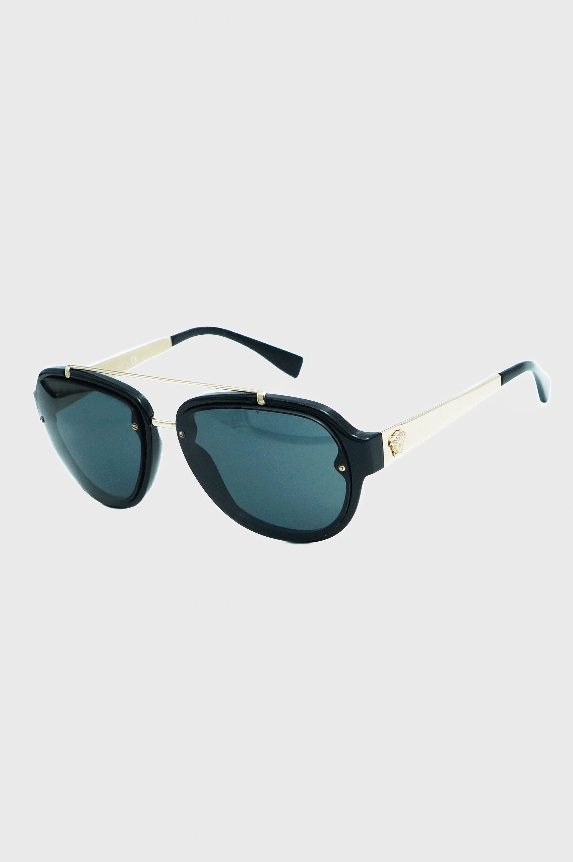 Versace VERSACE MOD 4327 Men Sunglasses Gold Black Grailed