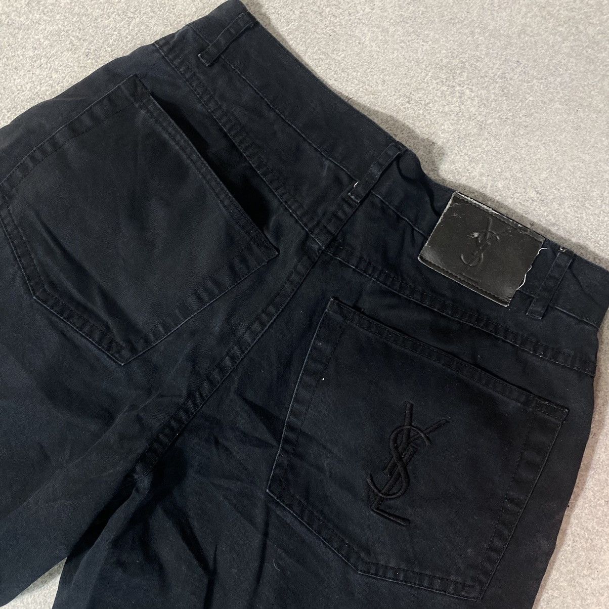 Yves Saint Laurent Black YSL Jeans Pants Yves Saint Laurent Jeans Size US 30 / EU 46 - 3 Thumbnail