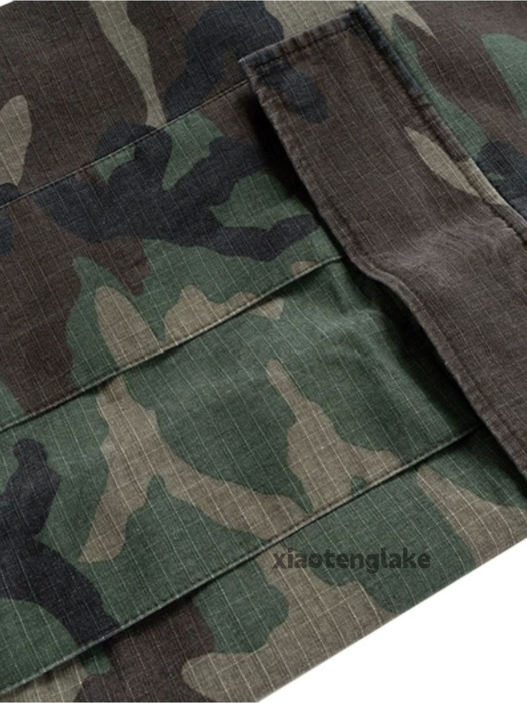 Designer × Japanese Brand × Vintage Washed faded loose baggy hiphop cargo camo pants Size US 34 / EU 50 - 7 Thumbnail