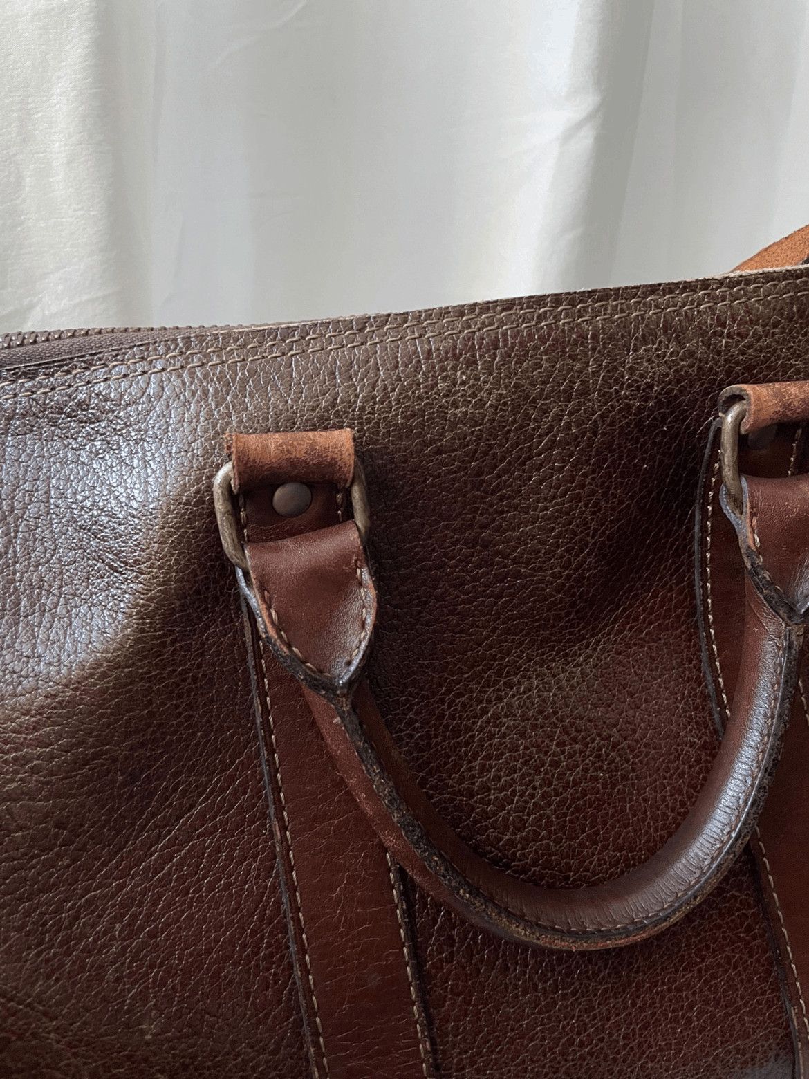 Comme des Garcons Comme Des Garcons Leather Duffle Bag Size ONE SIZE - 4 Thumbnail