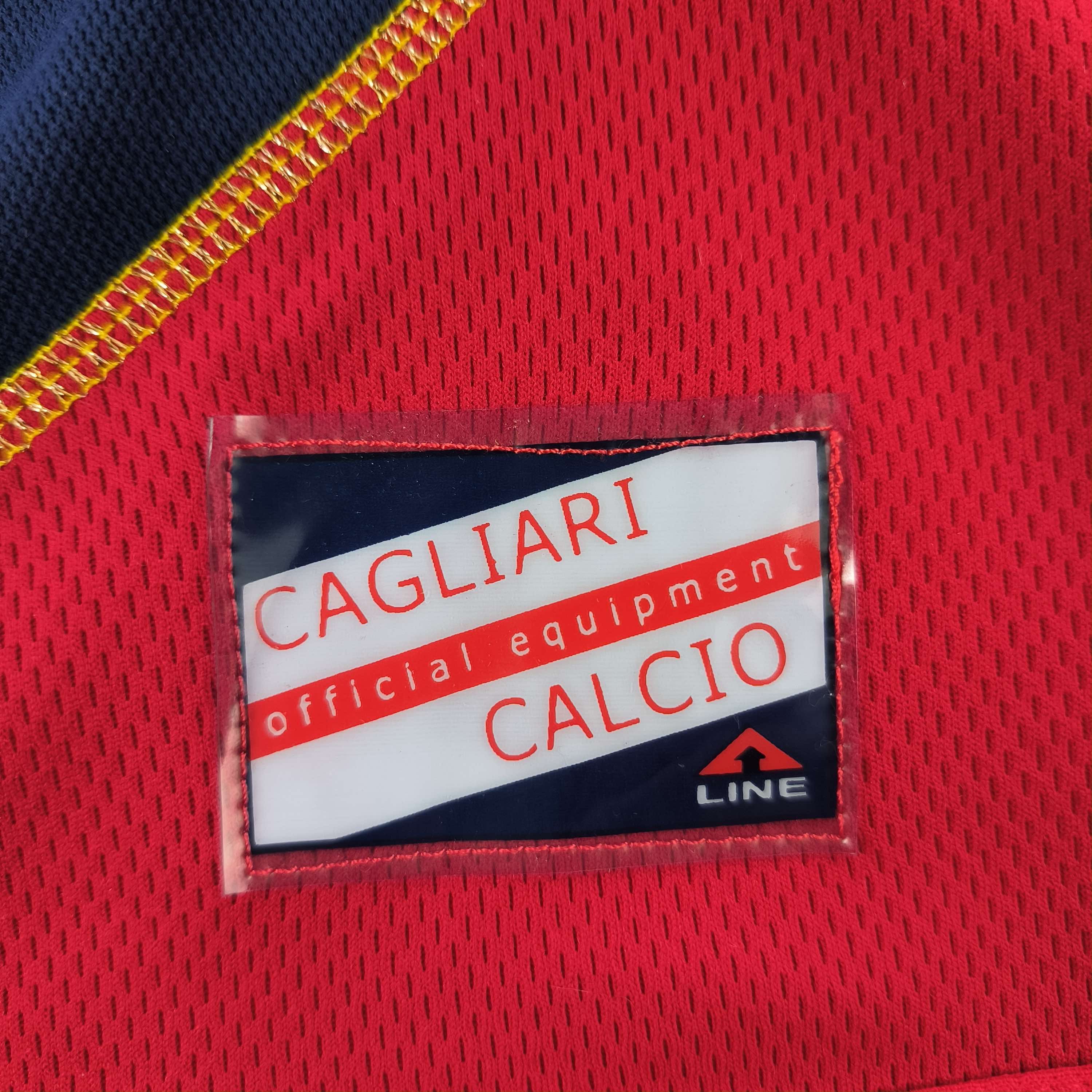 Other SIGNED Cagliari 2003-04 A-Line home Lopez football jersey XL Size US XL / EU 56 / 4 - 8 Thumbnail