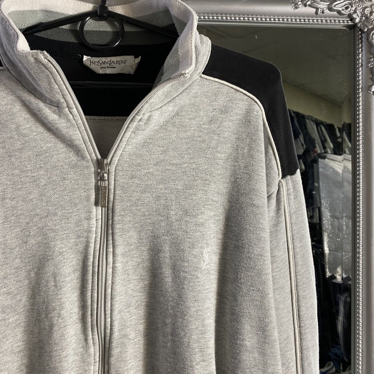 Yves Saint Laurent YVES SAINT LAURENT PARIS YSL ZIP UP SWEATSHIRT HOODIE Size US XL / EU 56 / 4 - 3 Thumbnail