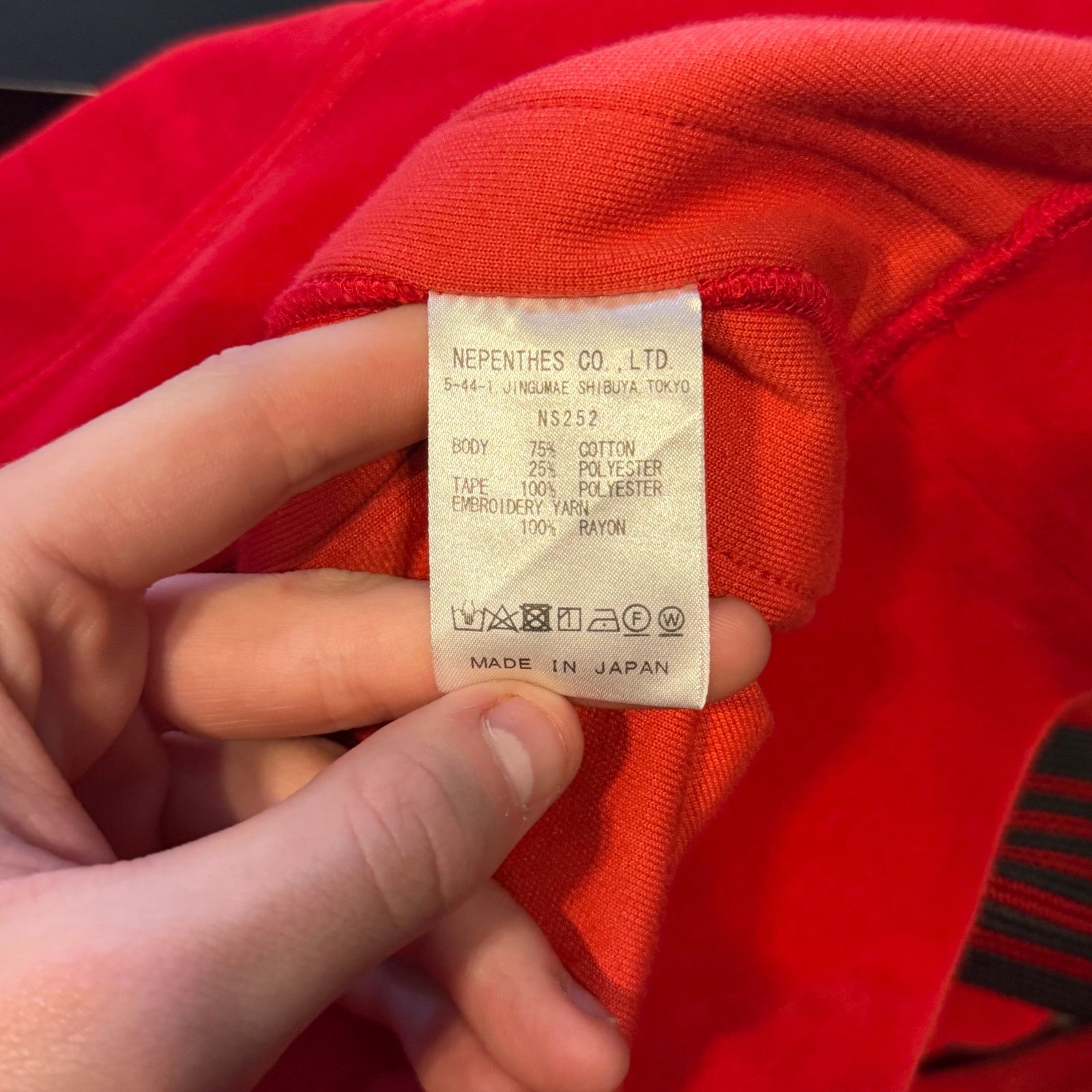 Needles Needles Velour Track Hoodie Size US XL / EU 56 / 4 - 4 Thumbnail