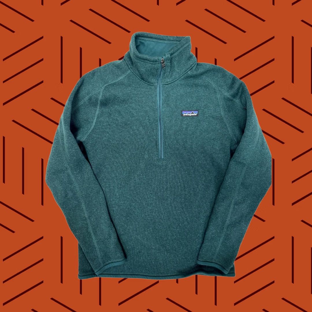 Patagonia Patagonia Men's Better Sweater Quarter-Zip Pullover Green Size M Size US M / EU 48-50 / 2 - 1 Thumbnail