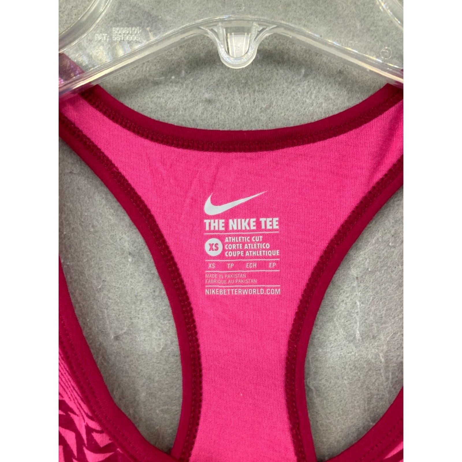 Nike Nike Tank Womens XS Pink Dri-Fit Racerback Graphic Print Athletic Womens Size XS / US 0-2 / IT 36-38 - 6 Thumbnail