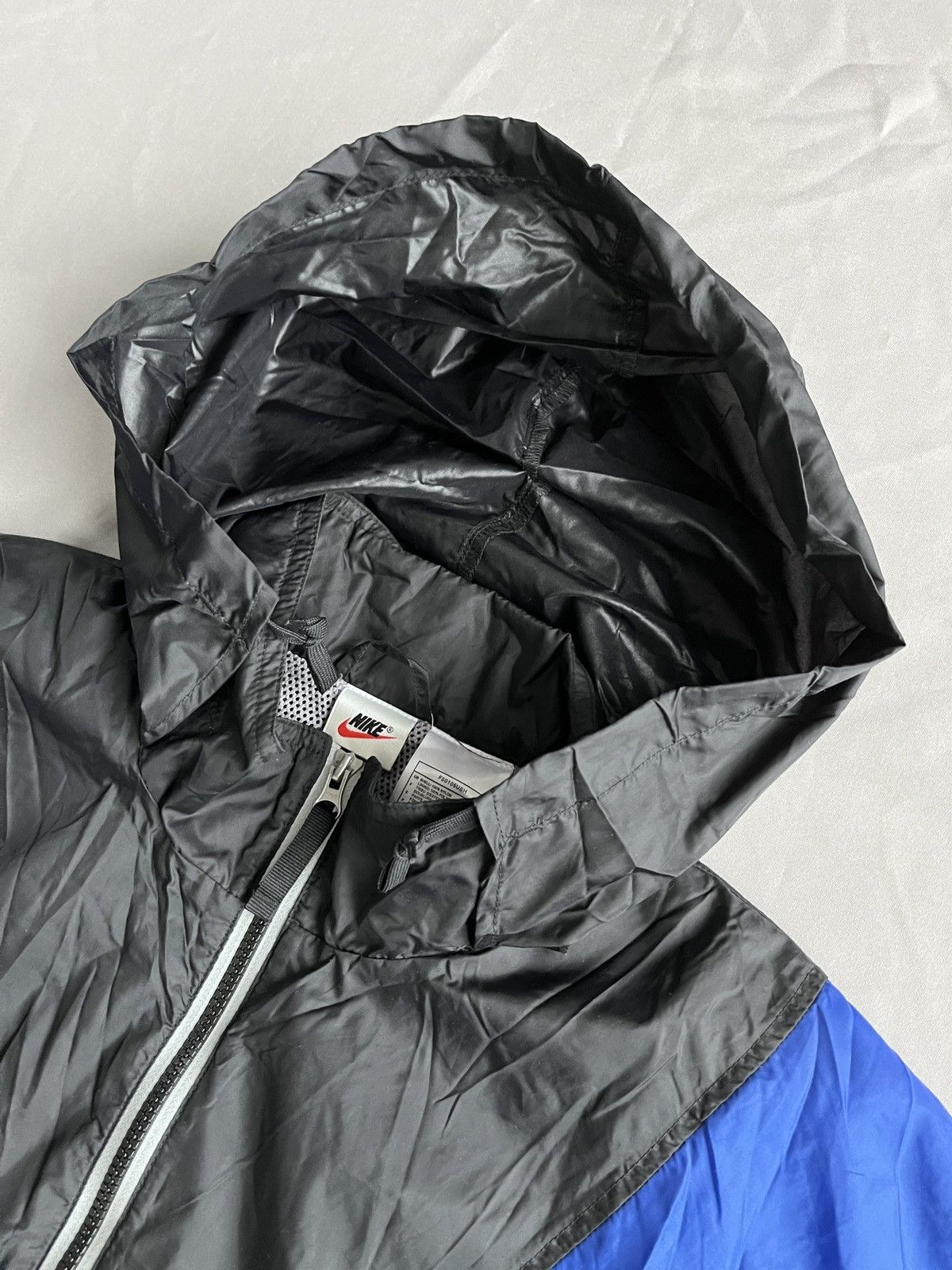 Nike Nike 90's Vintage Blue Light Windbreaker Big Logo Jacket Size US XL / EU 56 / 4 - 10 Thumbnail