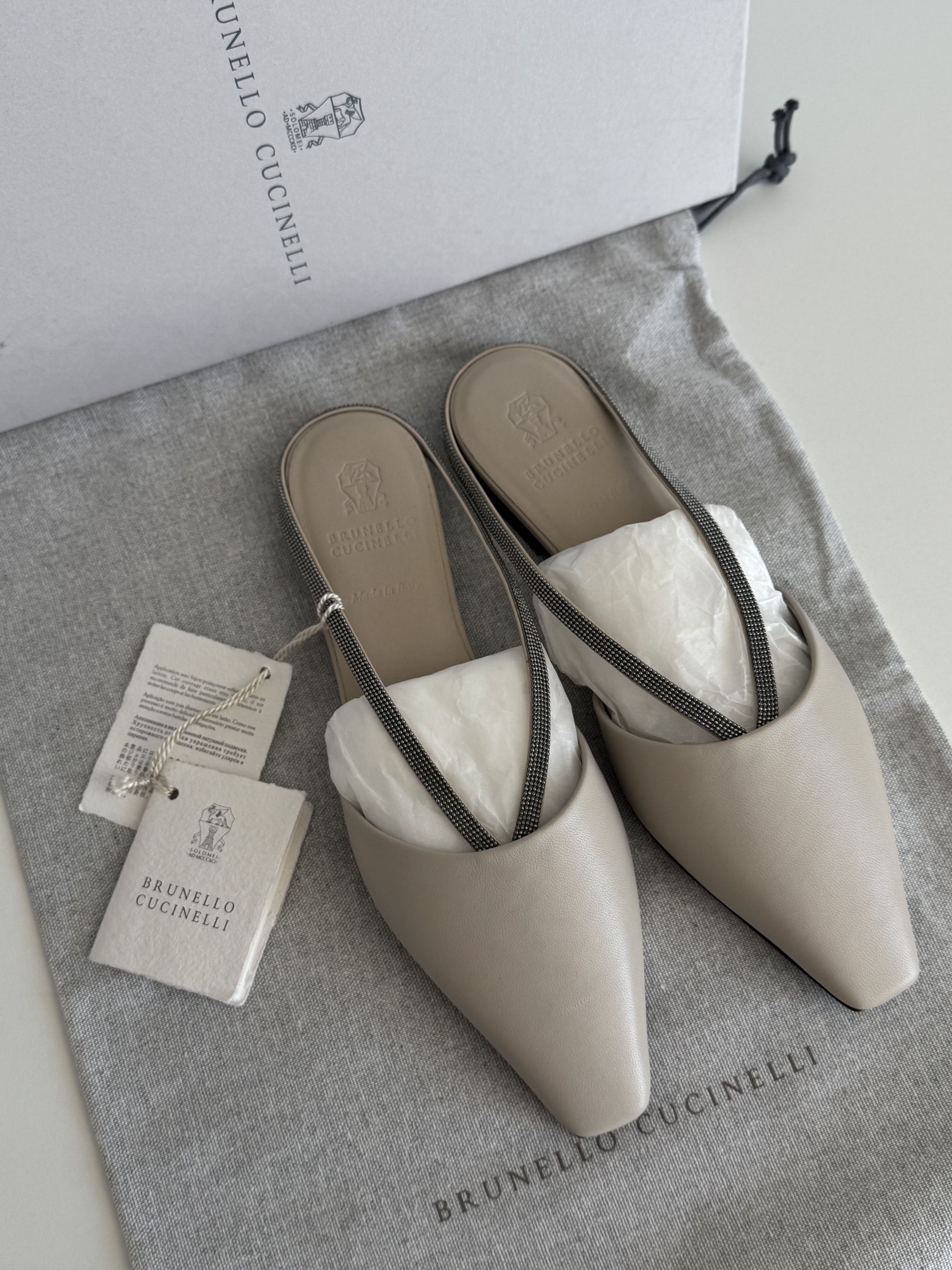 Brunello Cucinelli Brunello Cucinelli Mules | Brand new Size US 5 / IT 35 - 1 Thumbnail