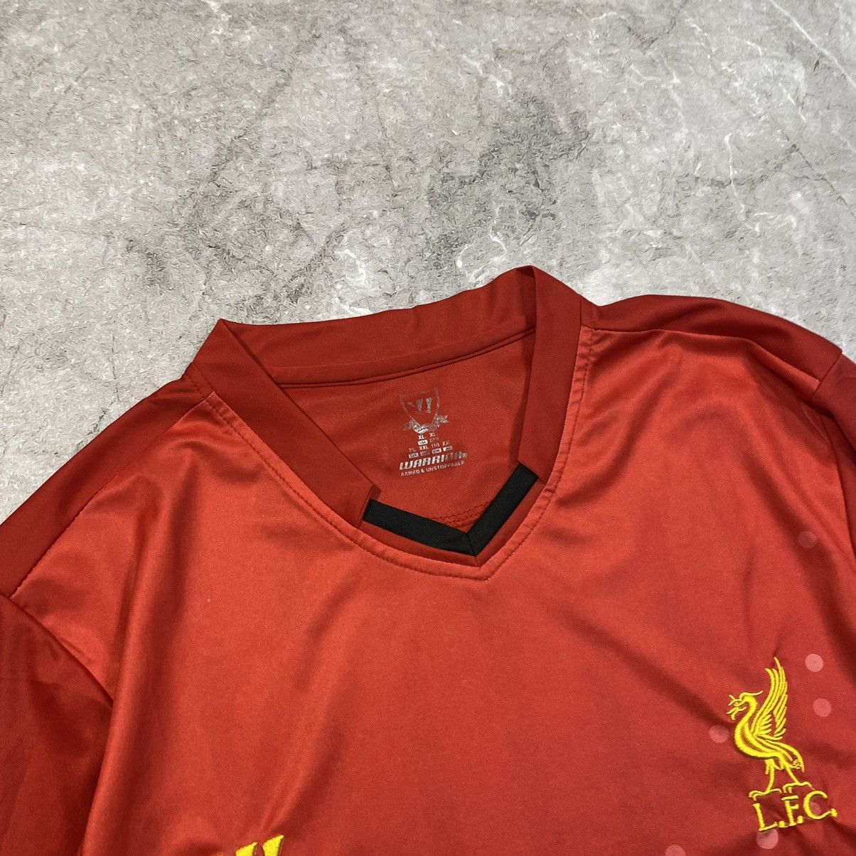 Warrior VINTAGE LIVERPOOL WARRIOR TEE SOCCER JERSEY BARCLAYS Size US XL / EU 56 / 4 - 7 Thumbnail