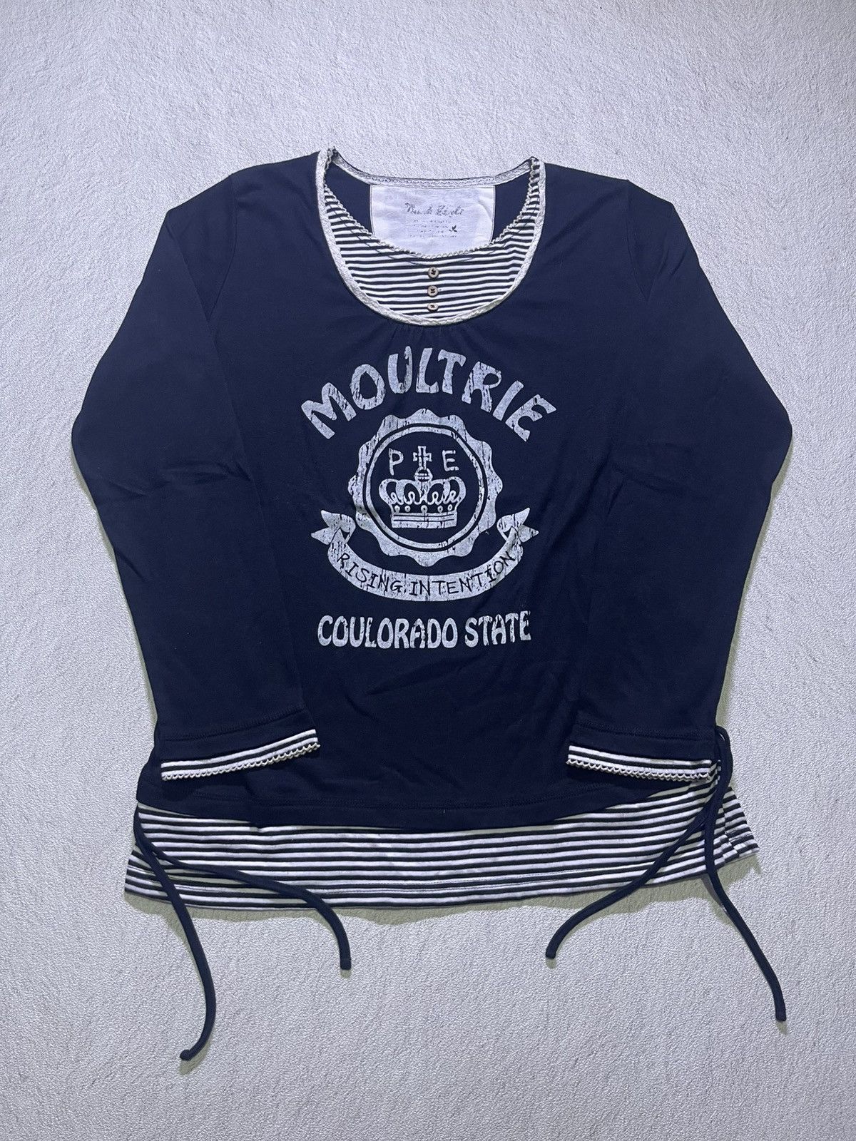 Japanese Brand Y2K MOULTRIE long sleeve tshirt women's Size M / US 6-8 / IT 42-44 - 1 Thumbnail