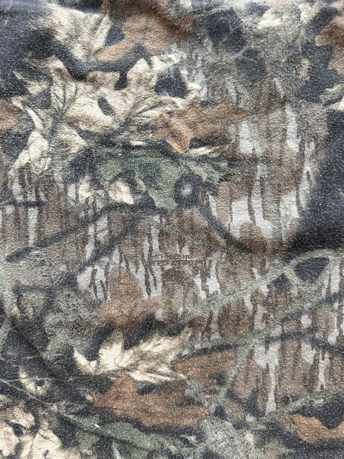 Mossy Oaks × Vintage 90s Mossy Oak Camo Cotton Button-Up Size US M / EU 48-50 / 2 - 7 Thumbnail