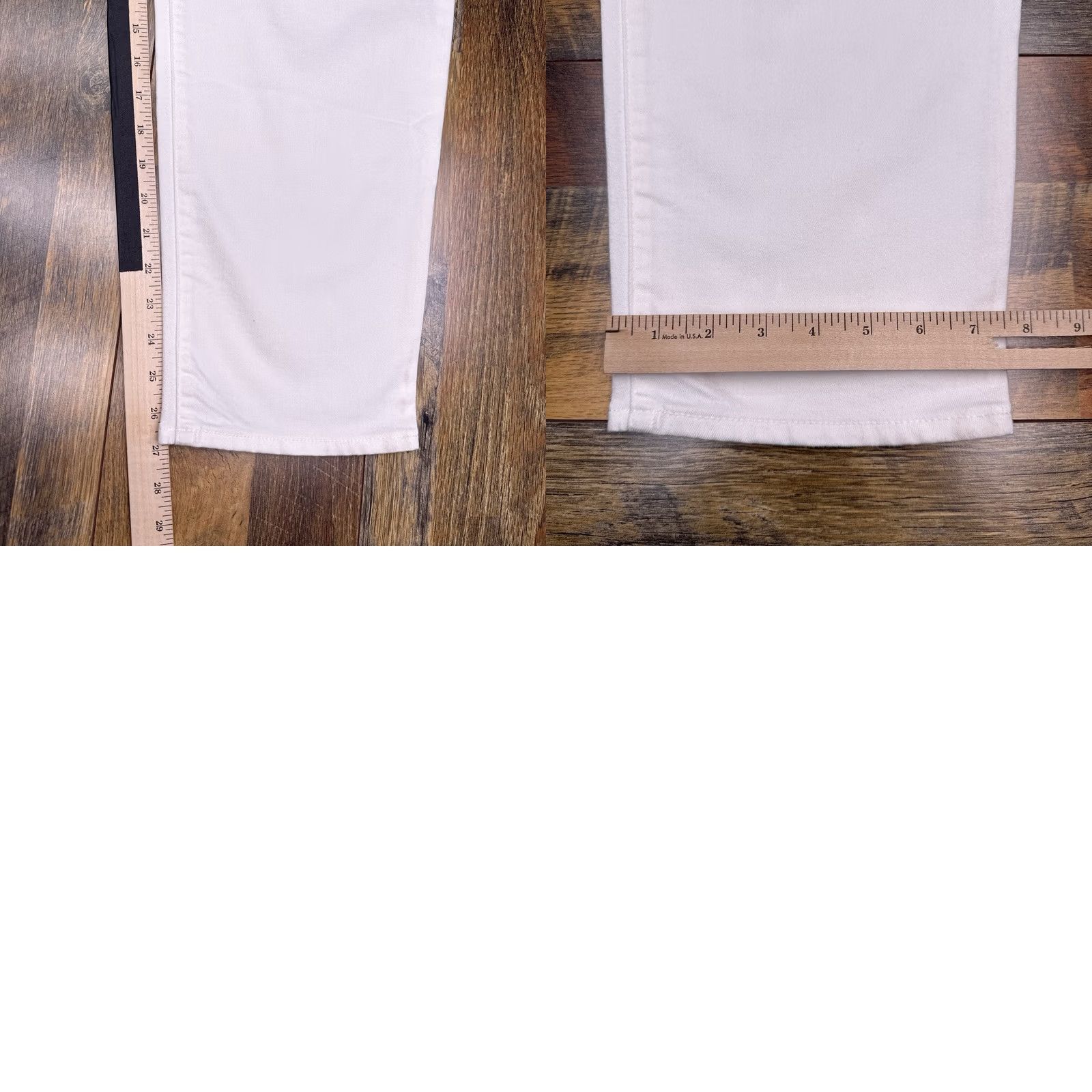 Vintage Chico's Jeans Chicos Pull On Jegging Ankle Womens 4R White Slim Stretch High Rise 5-Pocket Inseam 27in Modern City Vintage No N/A Size 27" / US 4 / IT 40 - 9 Thumbnail