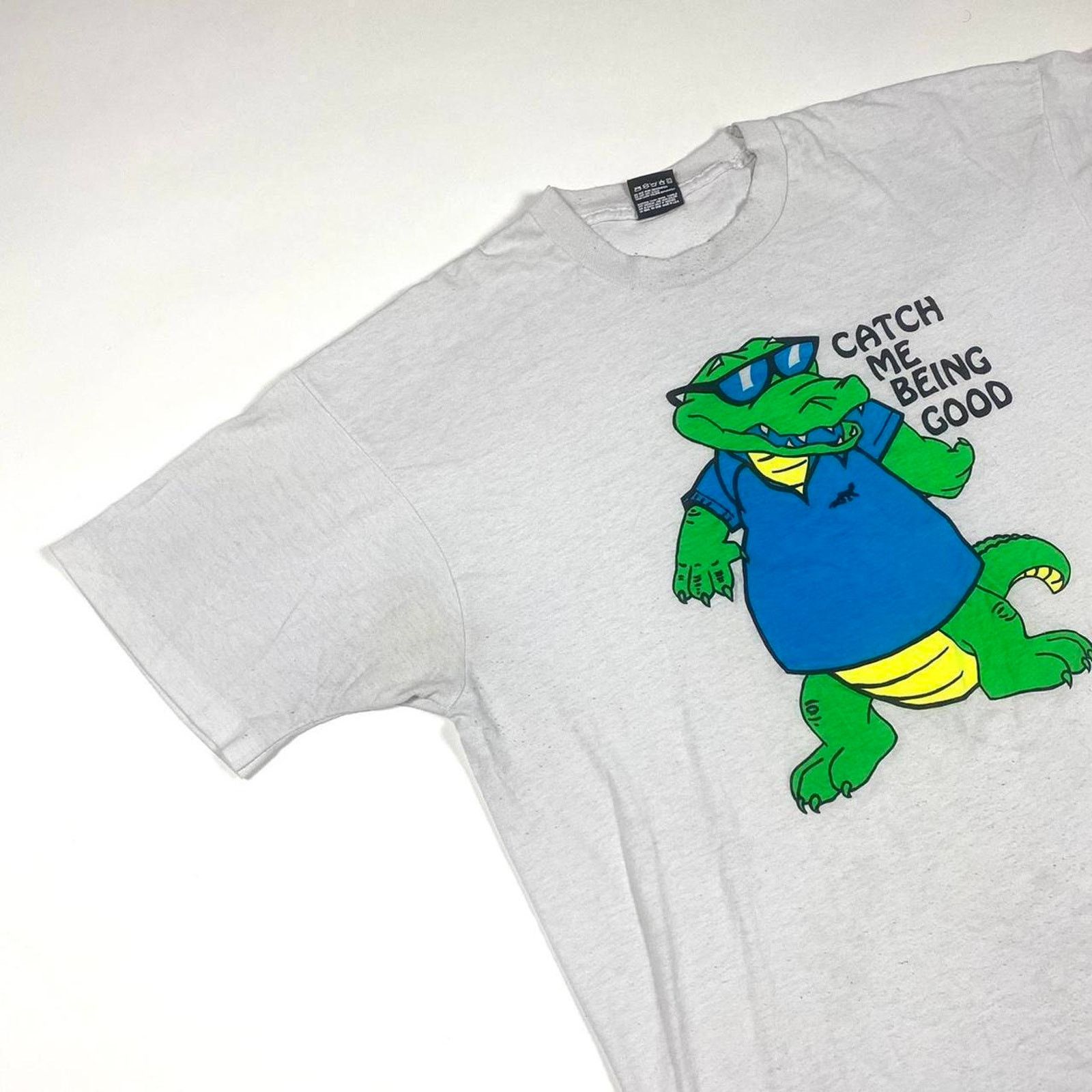 Vintage Vintage 90’s “Catch me being good” T Shirt Size US XL / EU 56 / 4 - 2 Thumbnail