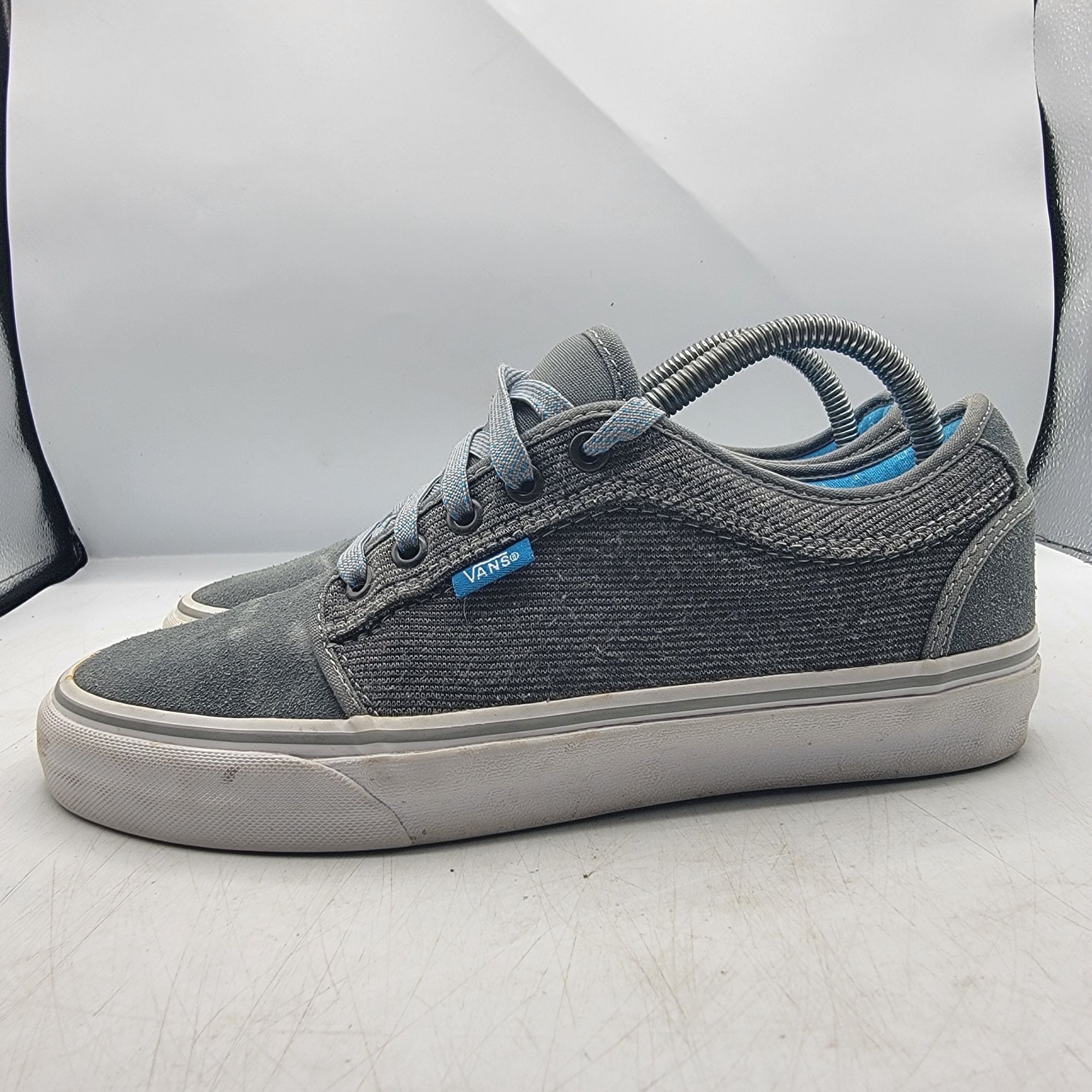 Vans Vans Chukka Low Mens 7.5 Gray Blue Sneaker Shoes Skateboardi Size US 7.5 / EU 40-41 - 12 Thumbnail