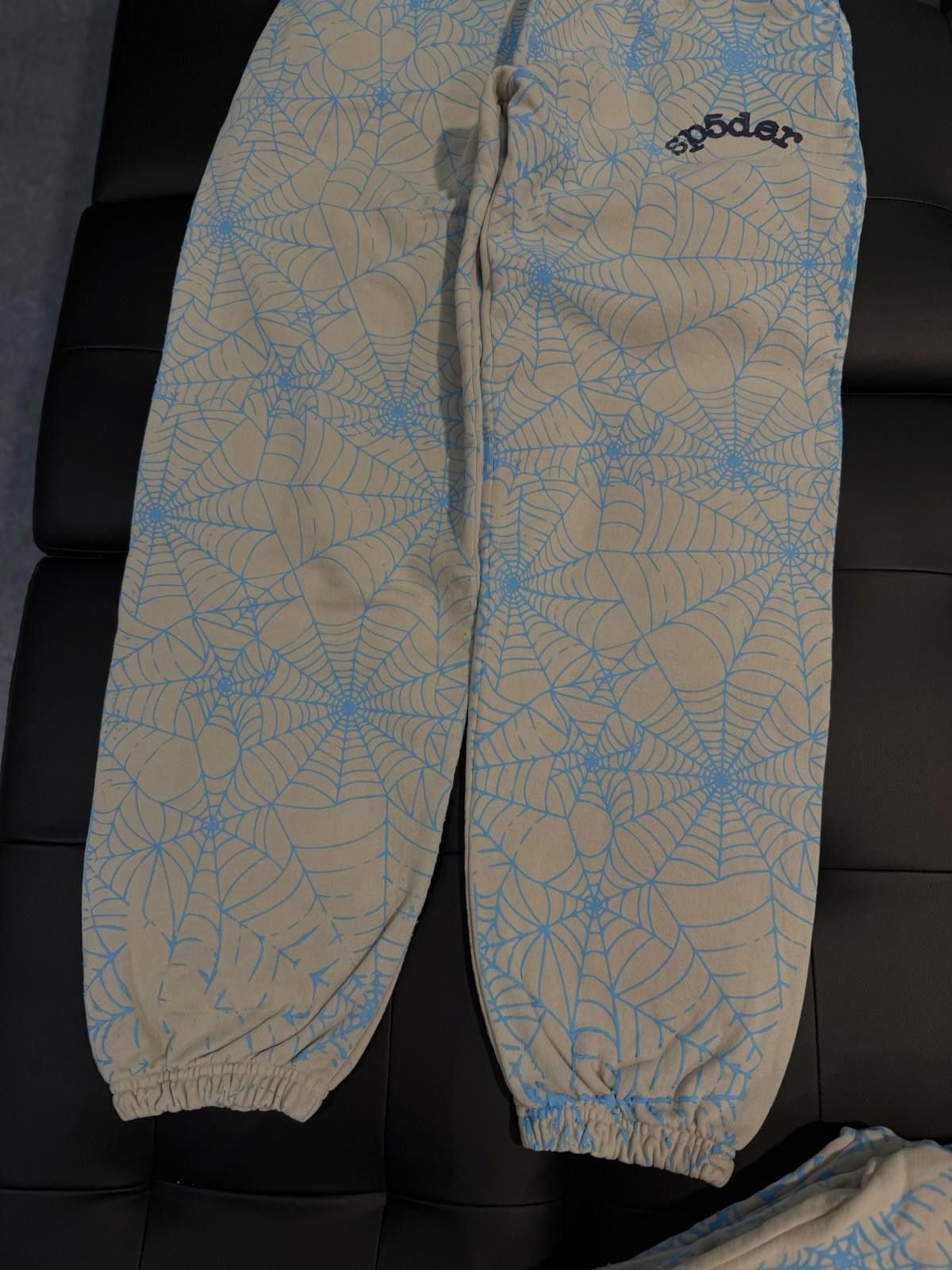 Sp5der Size L - Sp5der Worldwide Blue Sweatpants Young Thug Spider Size US 34 / EU 50 - 3 Thumbnail
