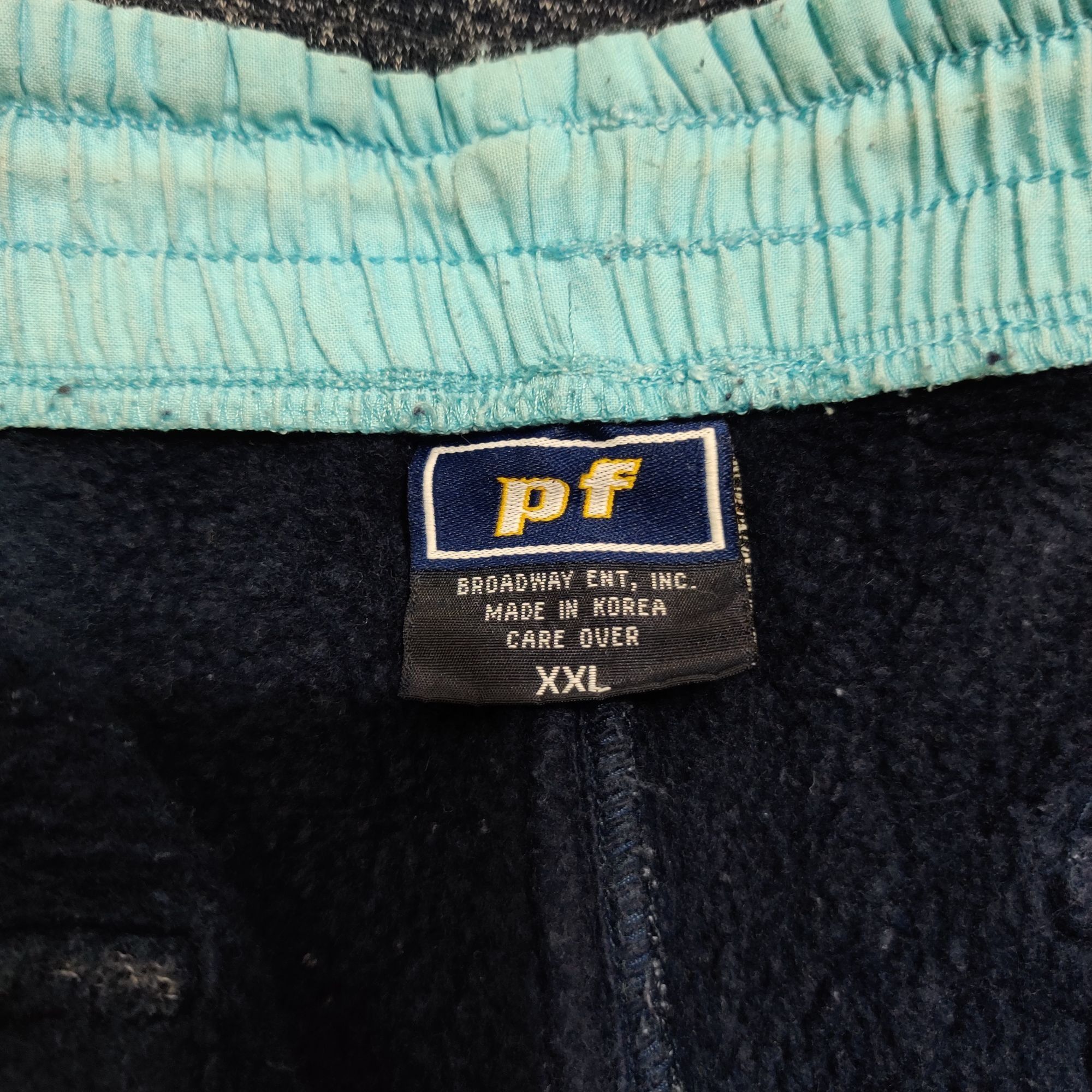 Vintage PF XXL Blue Cargo Shorts Baggy Y2K Skater Embroidered Graphi Size US 36 / EU 52 - 4 Thumbnail