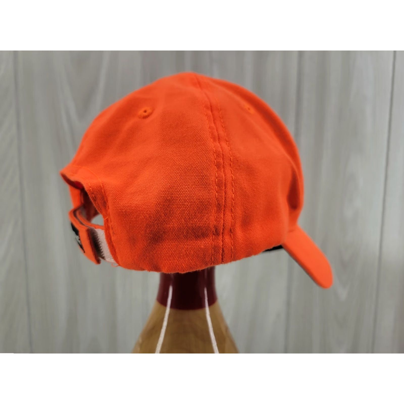 Vintage Browning Blaze Orange Hat w/ Black 3-D Embroidered Logo Adjustable Baseball Cap Unisex Adults One Size Orange Hunting Classic Style Mens/Womens Size 44L - 7 Thumbnail