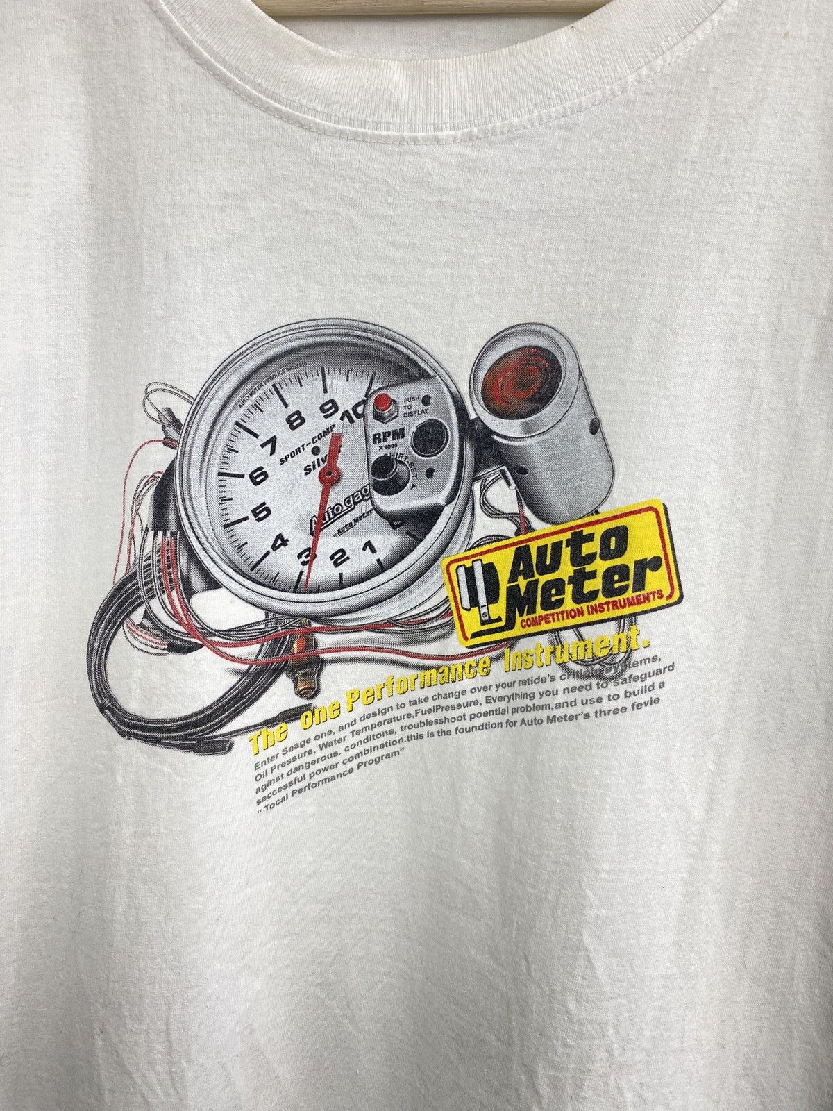 NASCAR × Vintage Y2K 2010 Auto Meter Vintage rare retro t-shirt hype Y2K Size US XL / EU 56 / 4 - 8 Thumbnail