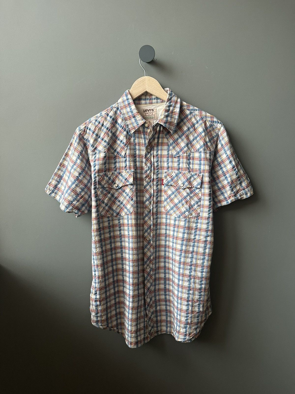 Levi's Levi's Western Check Short Sleeve Shirt Size M Size US M / EU 48-50 / 2 - 1 Thumbnail