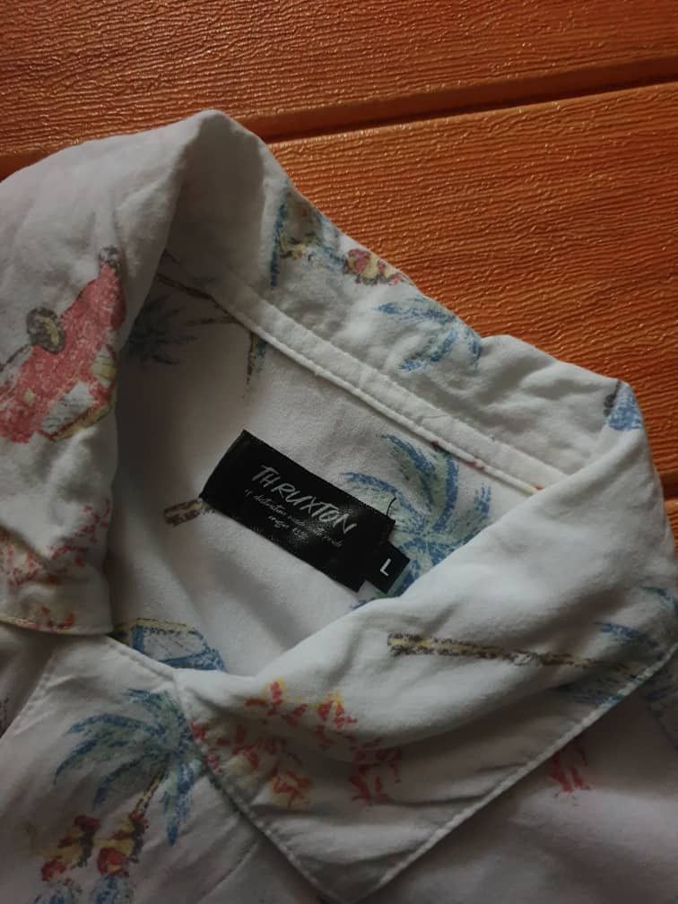 Japanese Brand Thruxton 100% rayon Japanese Hawaiian shirt Size US L / EU 52-54 / 3 - 2 Thumbnail