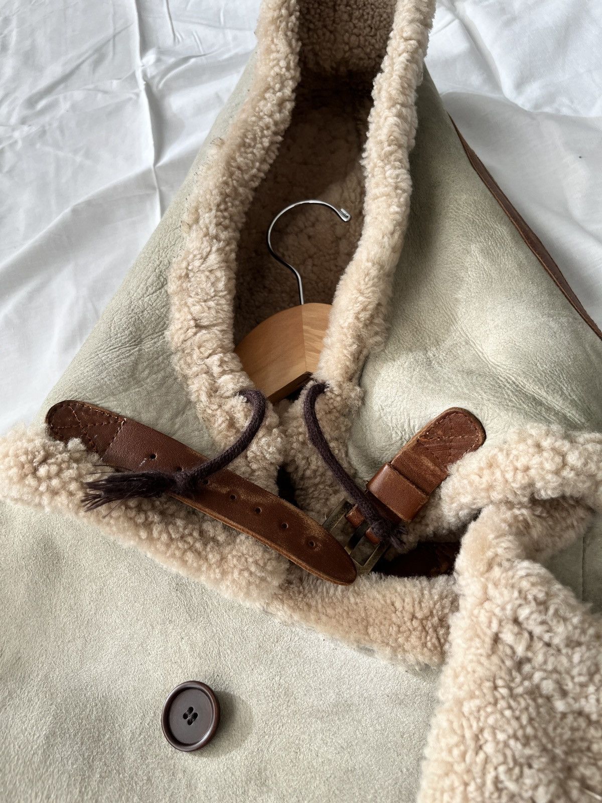 Yeezy Yeezy Season 5 Vintage Shearling Long hooded Hudson Coat Size US M / EU 48-50 / 2 - 25 Thumbnail