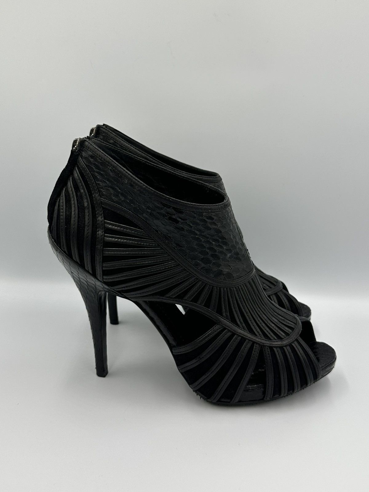 Dior Christian Dior "Temptation" Leather Heels open toe Size US 9 / IT 39 - 4 Thumbnail