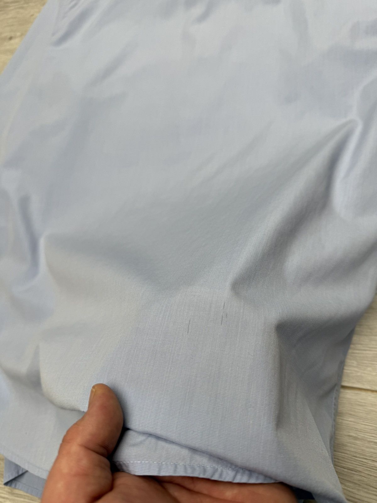 Gucci Vintage Gucci Men’s Blue Cotton Long Sleeve Button Up Shirt Size US L / EU 52-54 / 3 - 13 Thumbnail