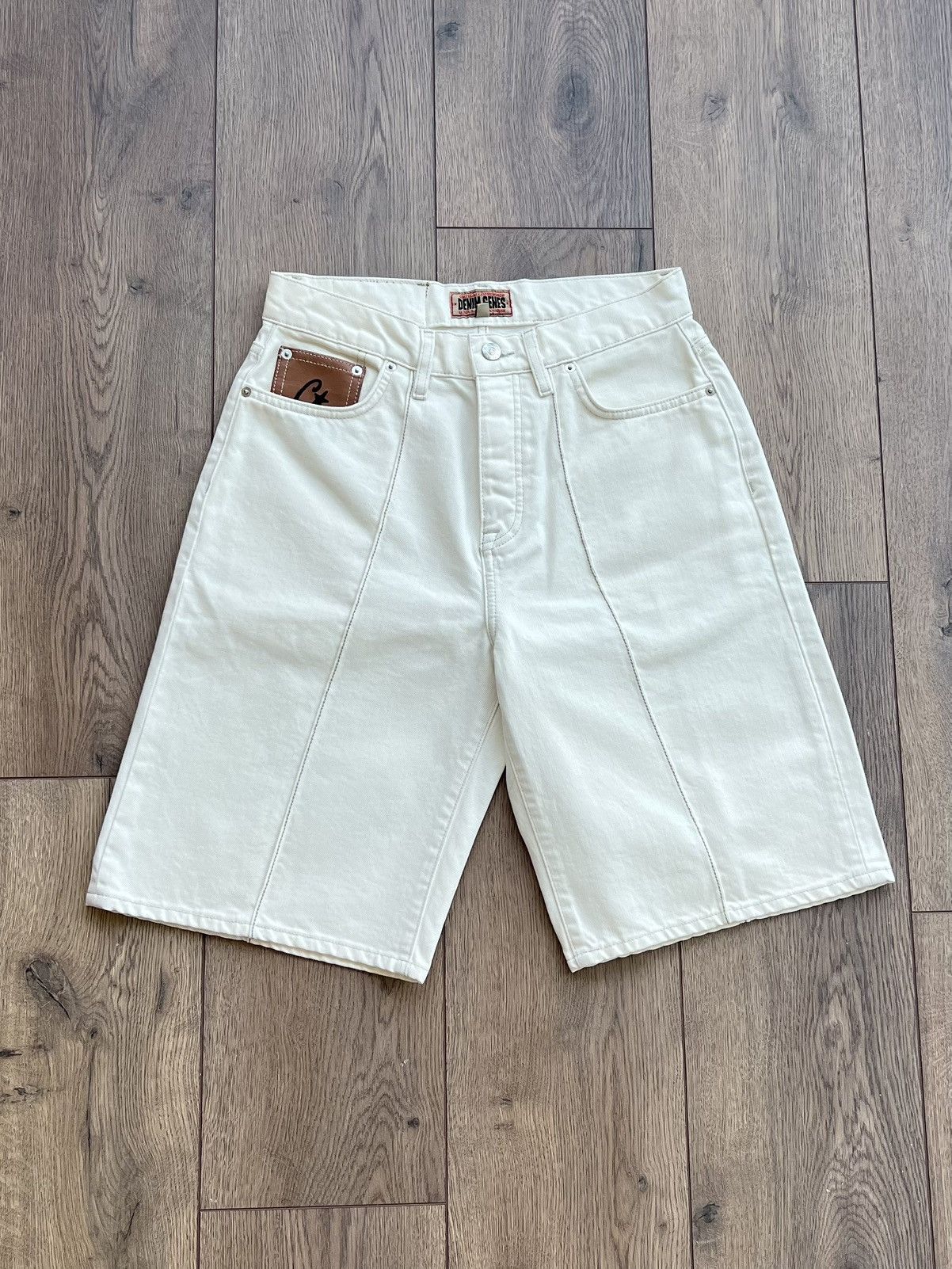 Corteiz Corteiz C-Star Denim Jorts Natural XS Size US 28 / EU 44 - 2 Thumbnail