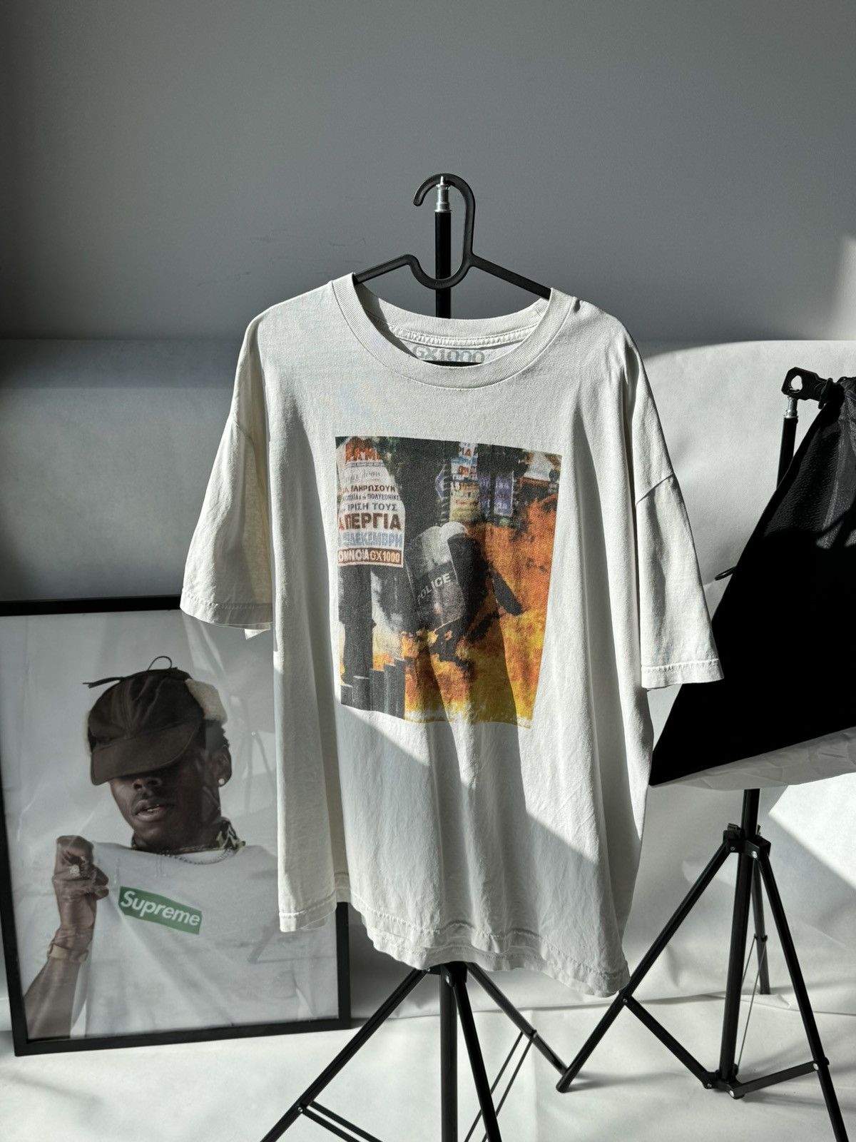GX1000 GX1000 Terror White T-shirt Charcoal Canvas Skate Size US XL / EU 56 / 4 - 1 Thumbnail