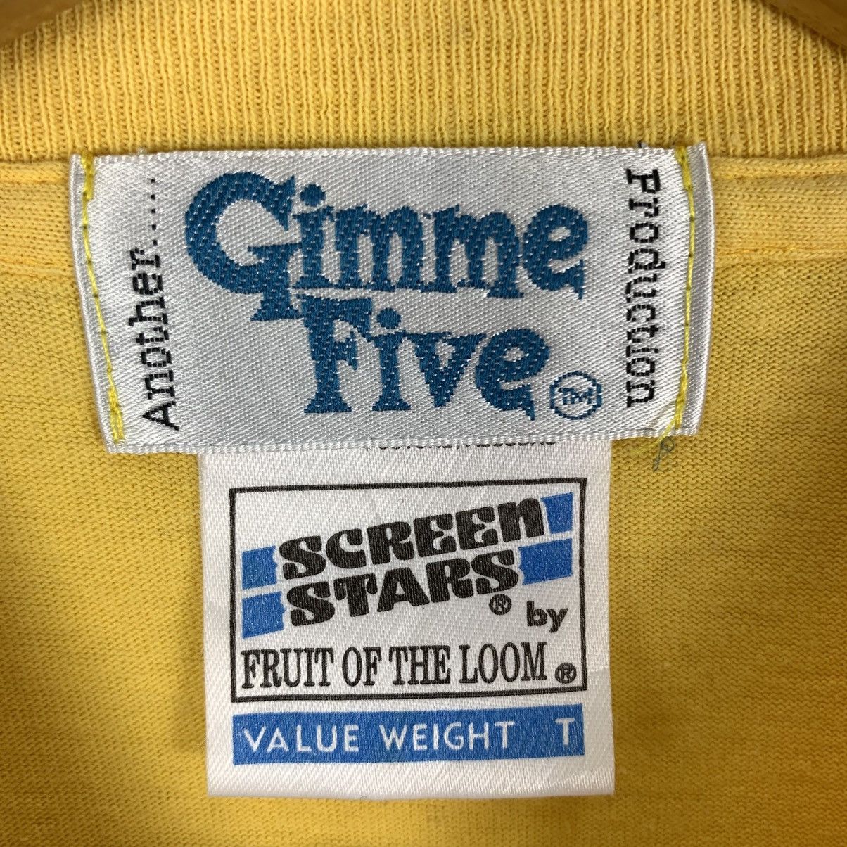 Gimme Five Vintage 90s GIMME FIVE Freedom Rider Japanese Brand Tshirt Size US M / EU 48-50 / 2 - 5 Thumbnail