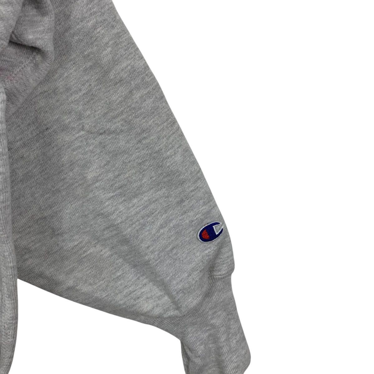 Champion Vintage 90’ CHAMPION REVERSE WEAVE Gray Pullover Hoodie Size M / US 6-8 / IT 42-44 - 9 Thumbnail