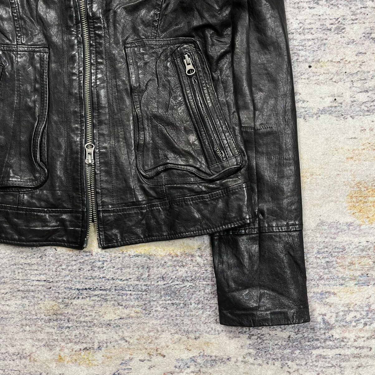 Japanese Brand Sistematic hooded biker leather jacket vkei style Size US XS / EU 42 / 0 - 3 Thumbnail