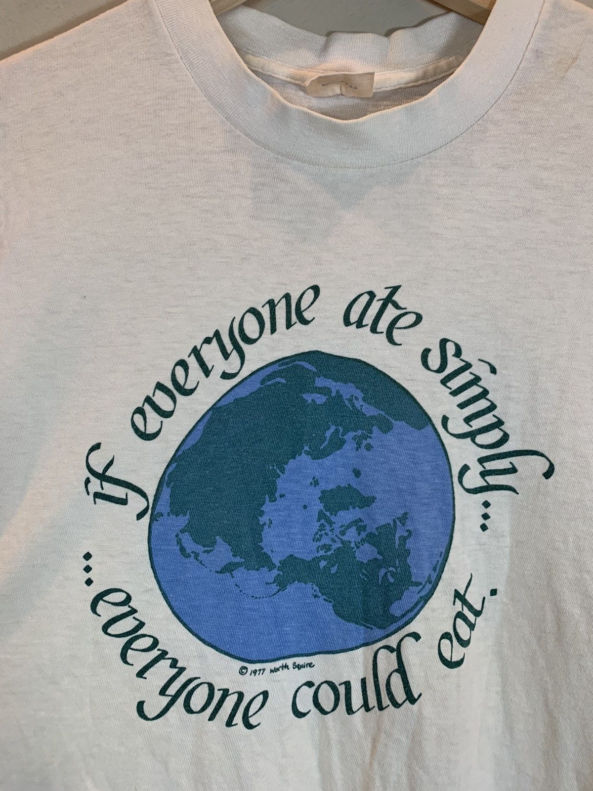 Vintage RARE Vintage 70’s If Everyone Ate Simply Everyone Eats Shirt Size US S / EU 44-46 / 1 - 2 Thumbnail