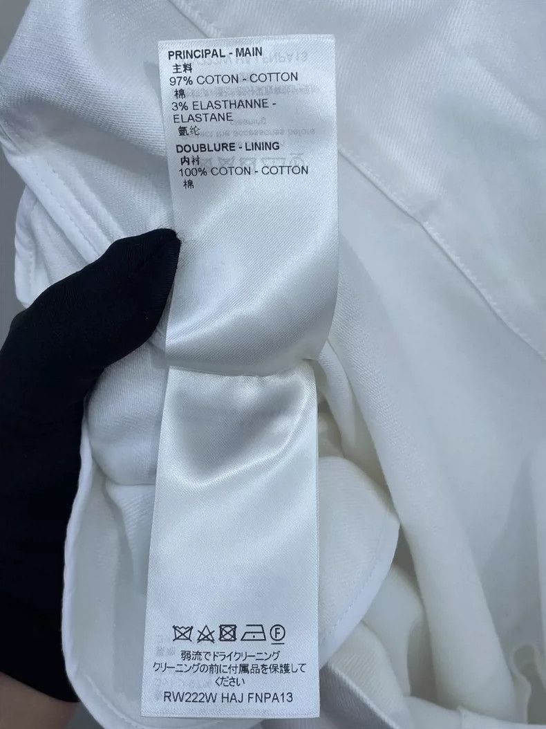 Louis Vuitton Louis Vuitton White Denim Shorts -2505 Size 32" / US 10 / IT 46 - 6 Thumbnail