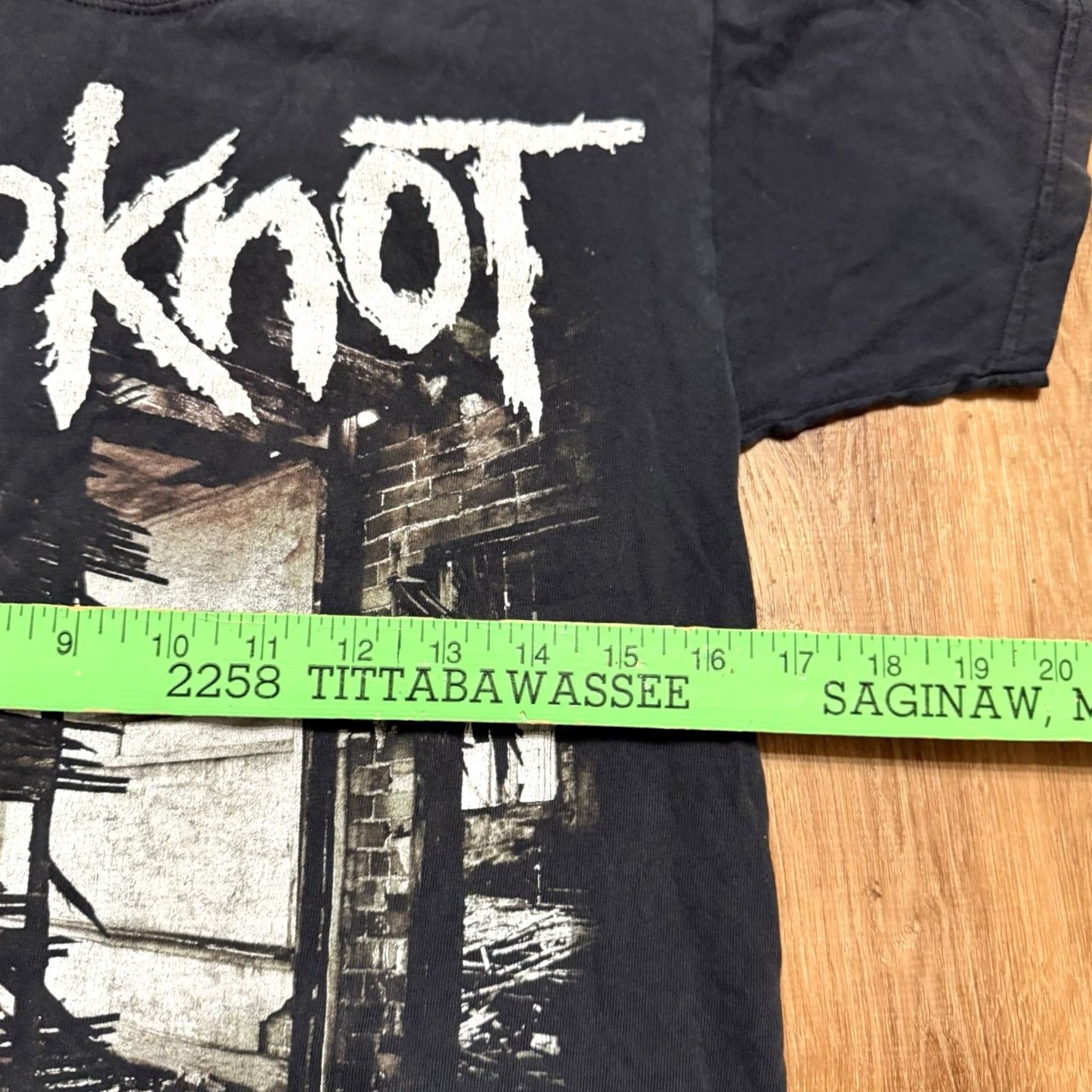 Hanes VINTAGE Slipknot Band Tee Tshirt Mens Small Faded Black Double Sided 90s Metal Music Hanes T-Shirt S Mens Black 90s Band Merch Boys Girls? Size US S / EU 44-46 / 1 - 6 Thumbnail