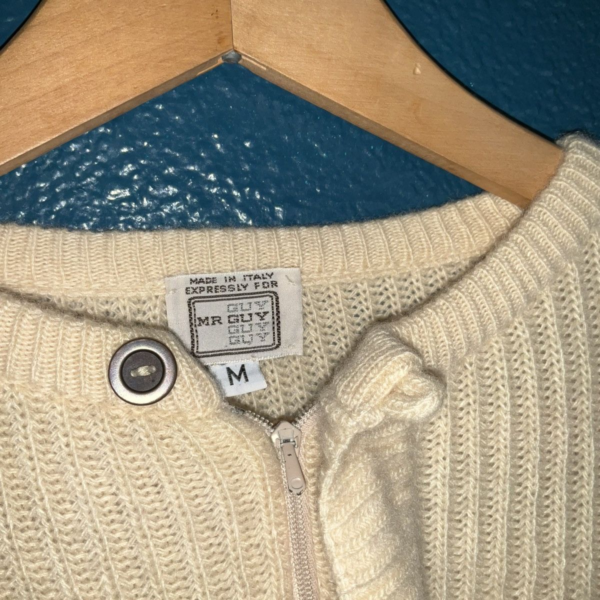 Vintage Mr.Guy Loop Collar Knit Size US M / EU 48-50 / 2 - 2 Thumbnail